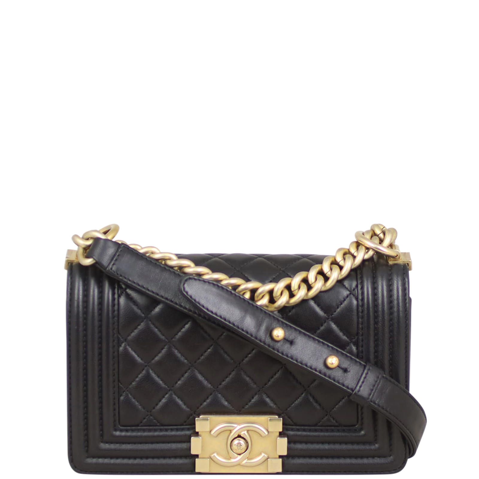 Chanel boy bag size clearance