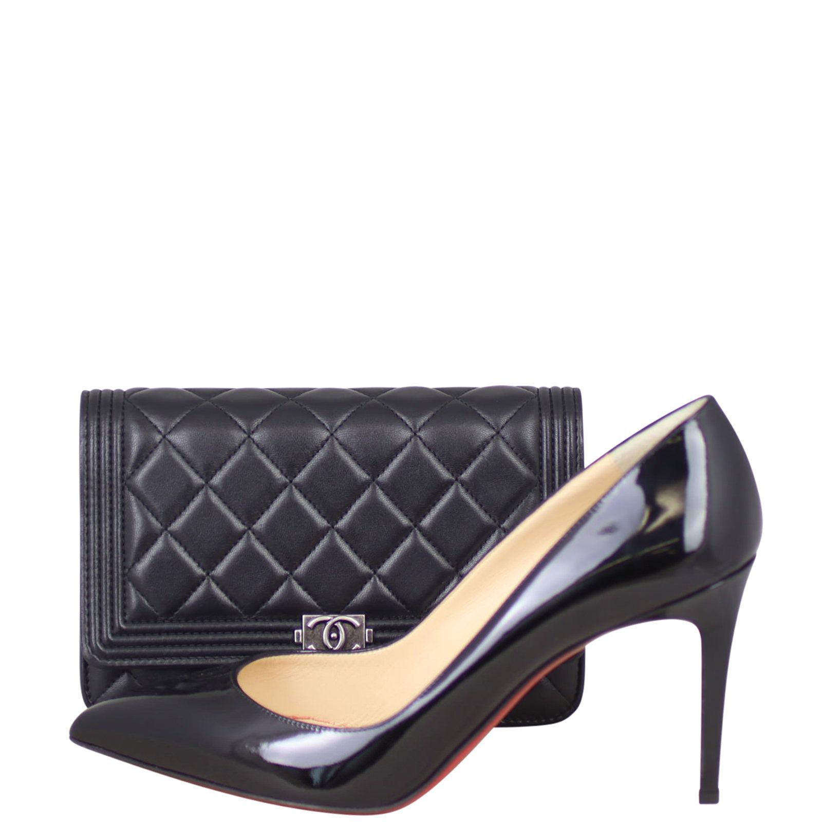 Chanel boy wallet on chain price store