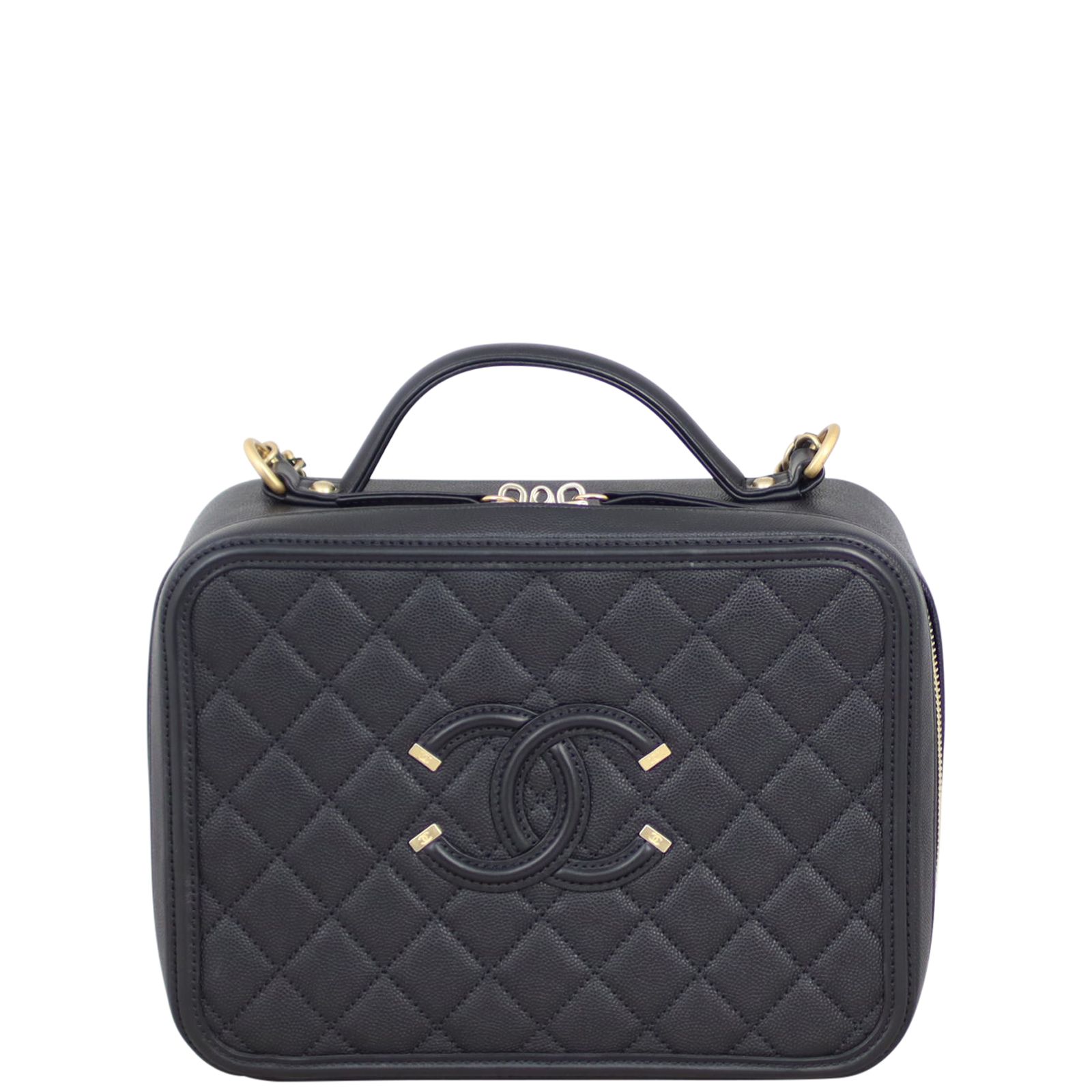 Large vanity case chanel sales