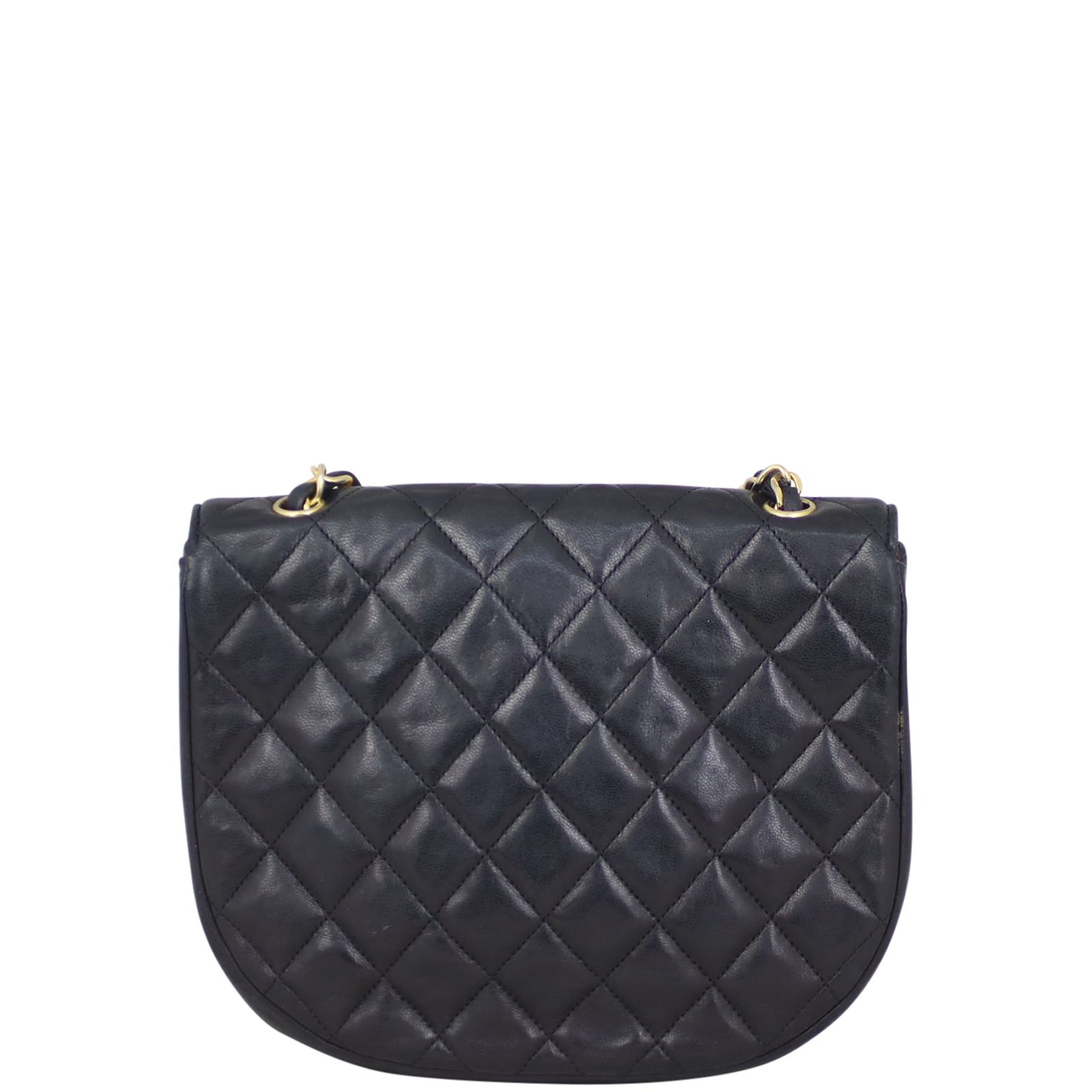 Chanel round quilted bag shop