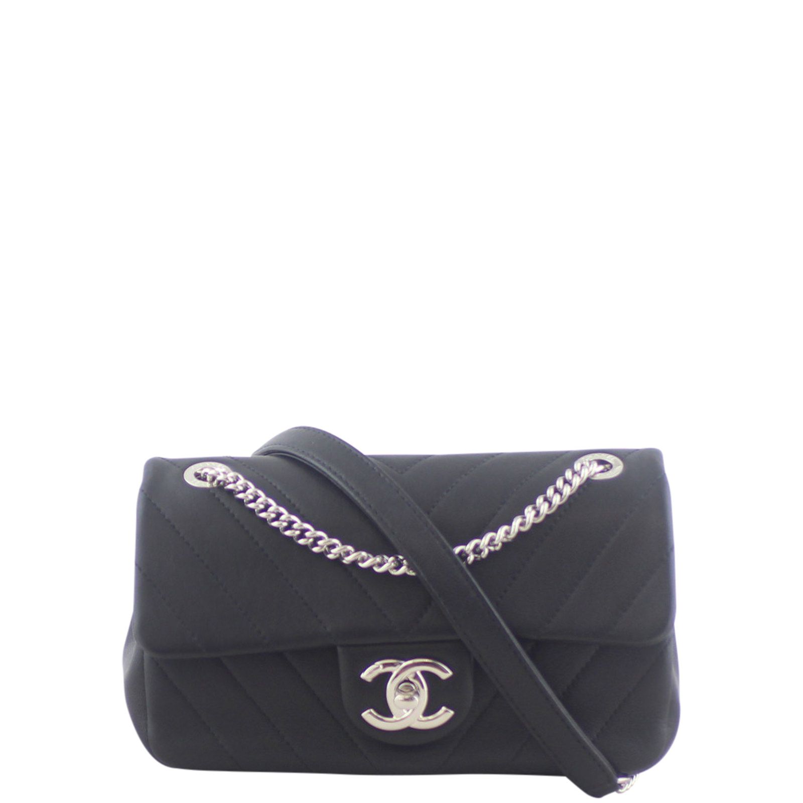 Chanel Mini Chevron Flap Rectangular Bag