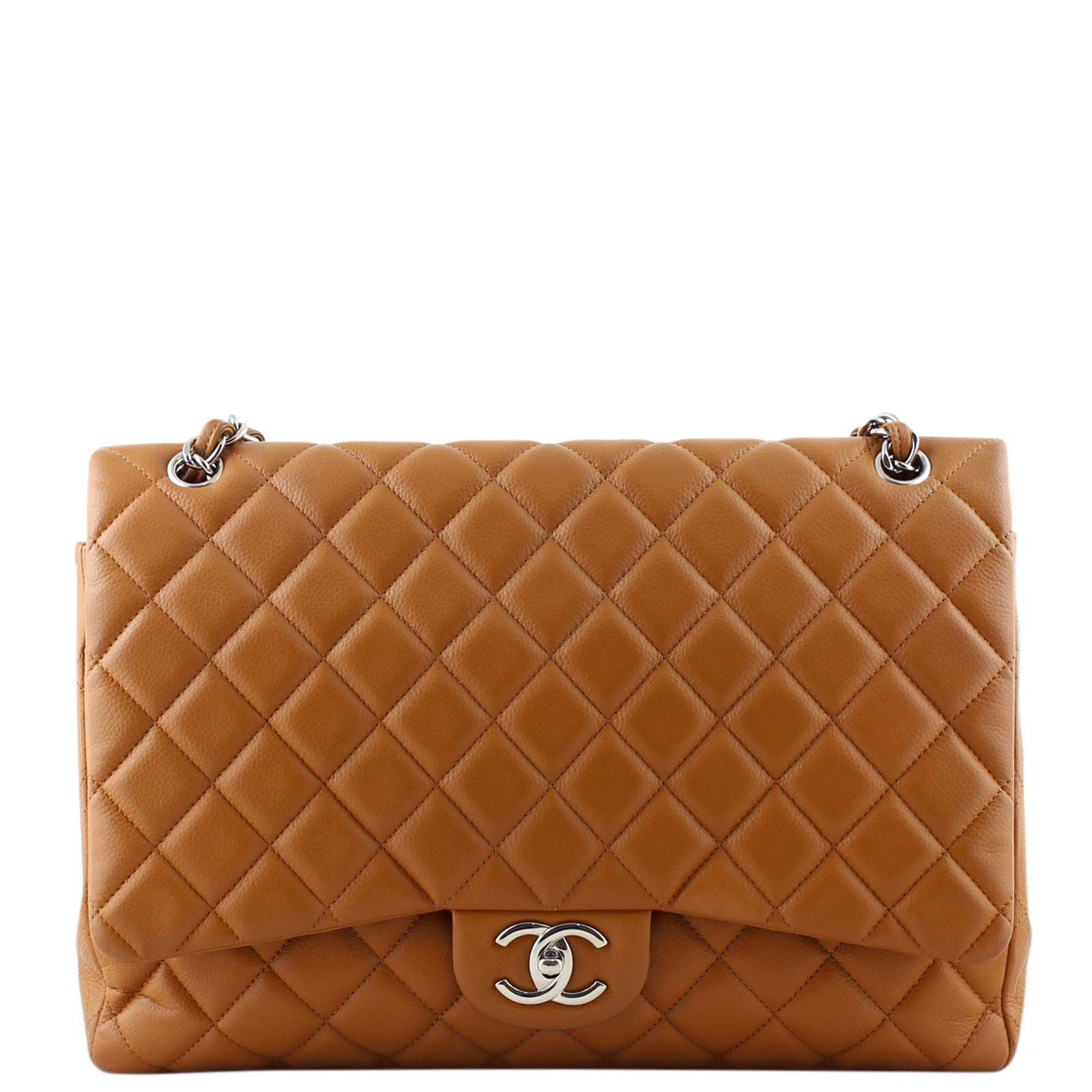 Chanel tan classic flap online
