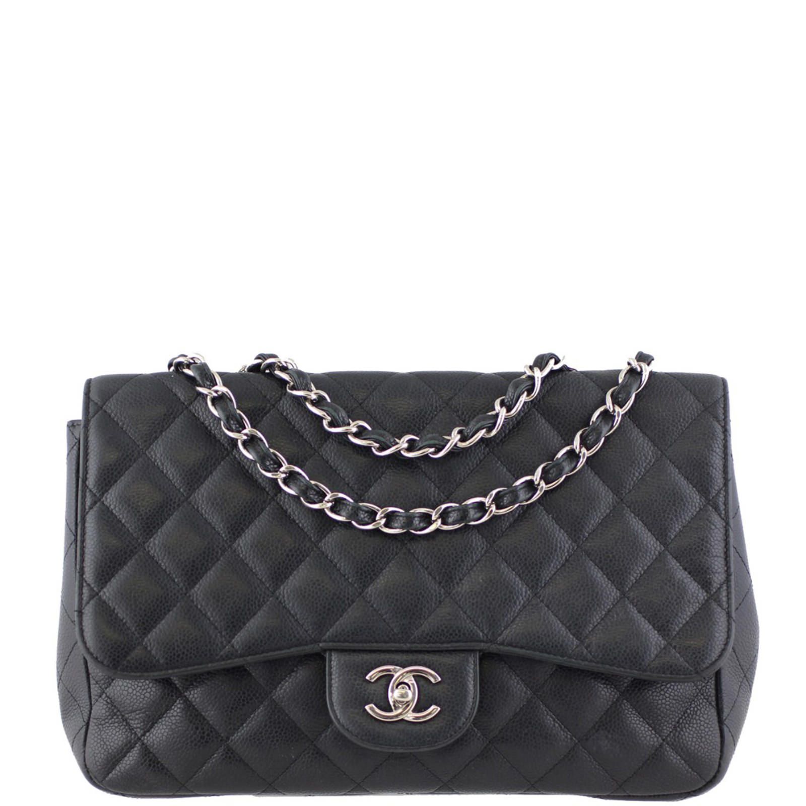 Chanel caviar large flap bag on sale