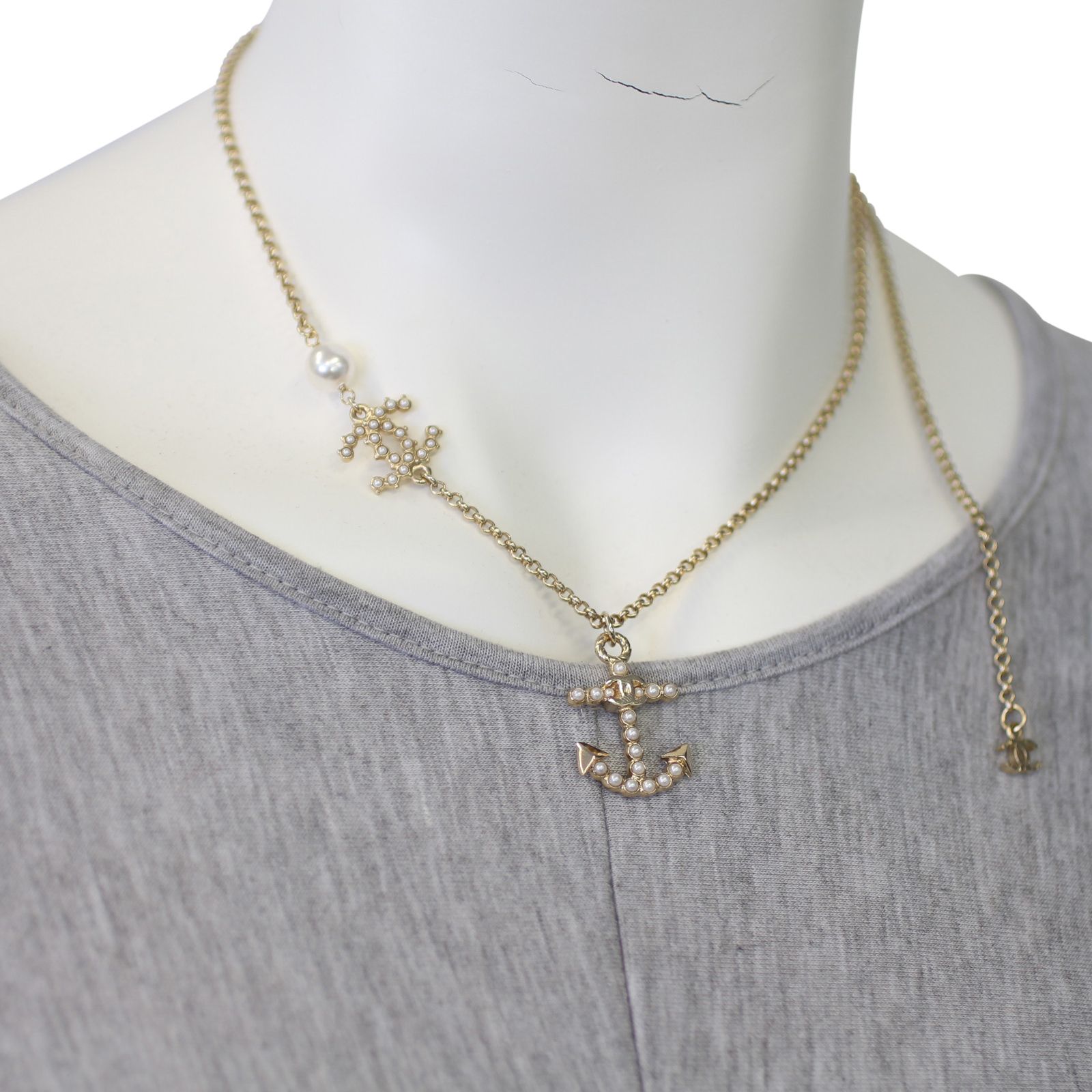 Chanel anchor necklace sales