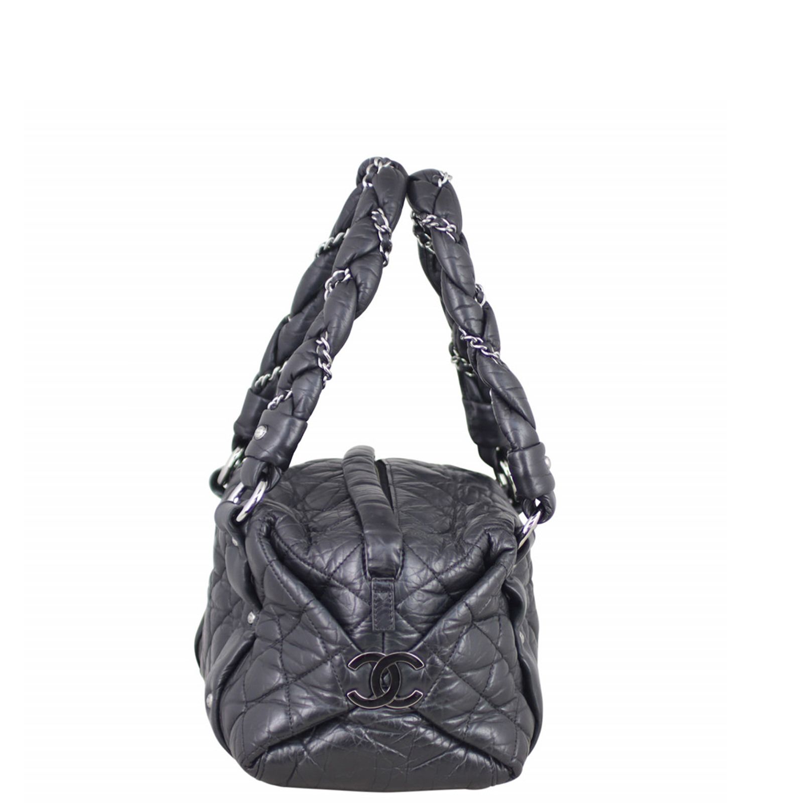 Chanel lady braid bowler bag top