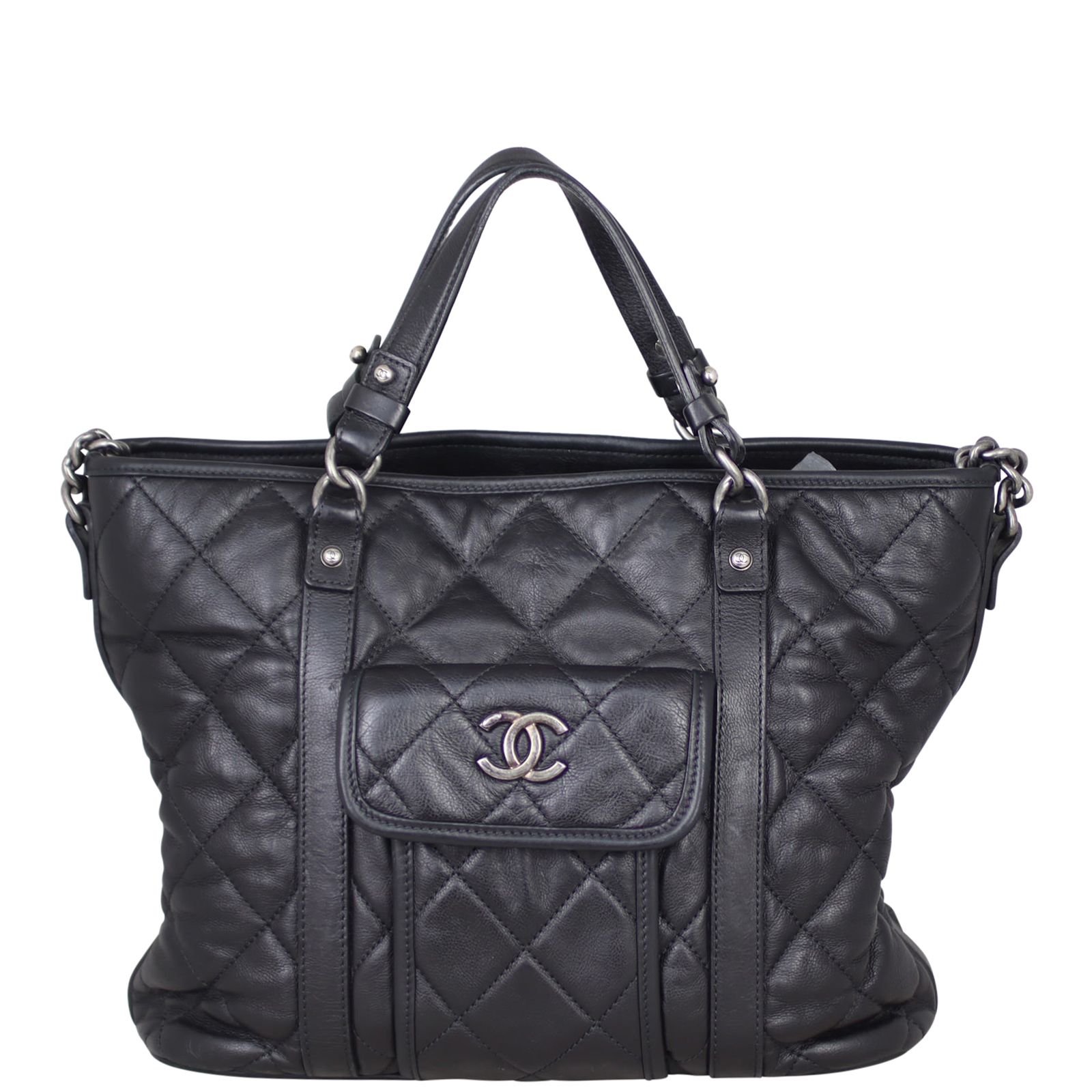 Chanel CC Two Way Shopping Tote