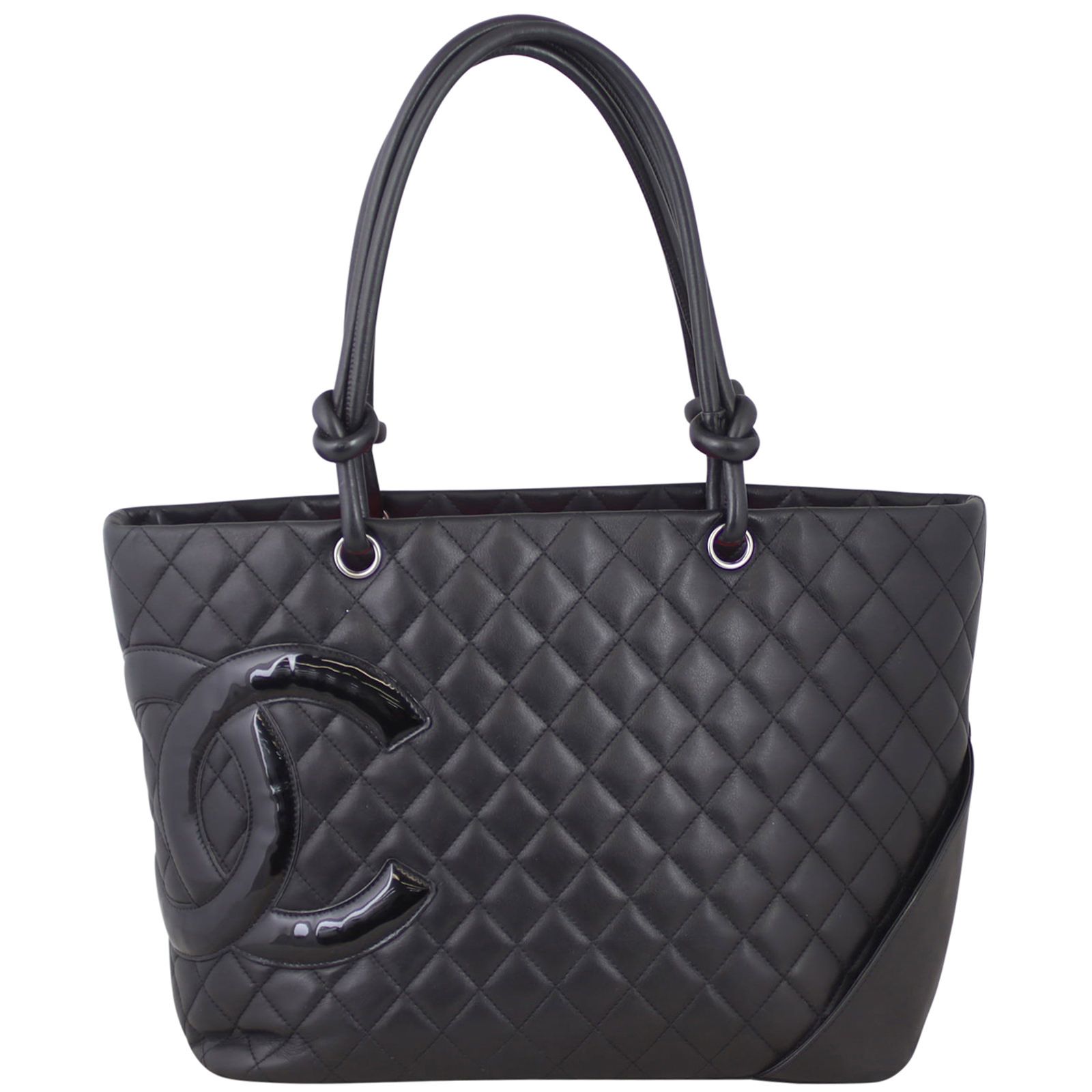 Chanel Ligne Cambon Large Tote Black Lambskin