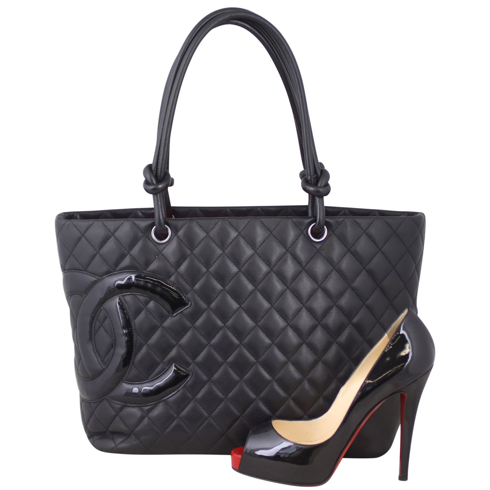Chanel Ligne Cambon Large Tote Black Lambskin