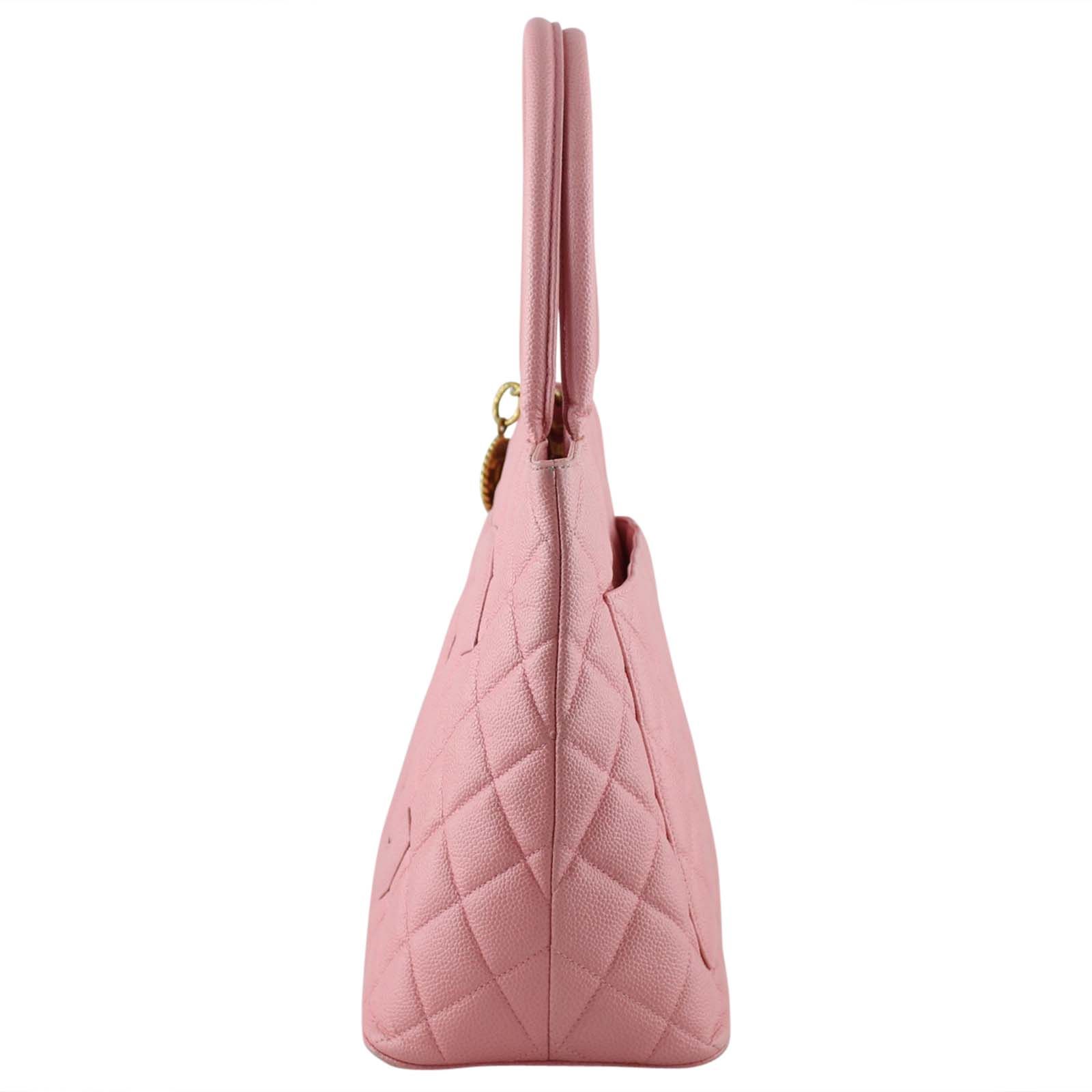 Chanel Medallion Tote Baby Pink