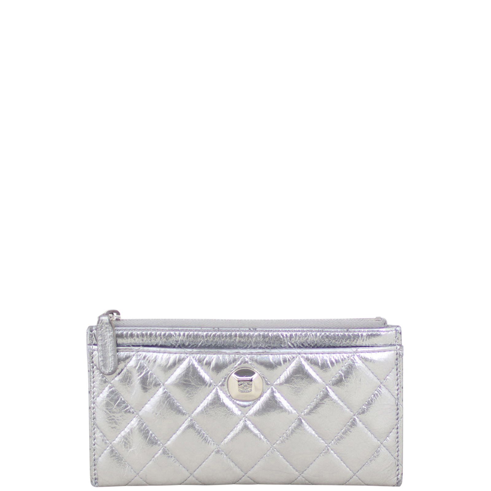 Chanel Metallic Small Zip Pouch