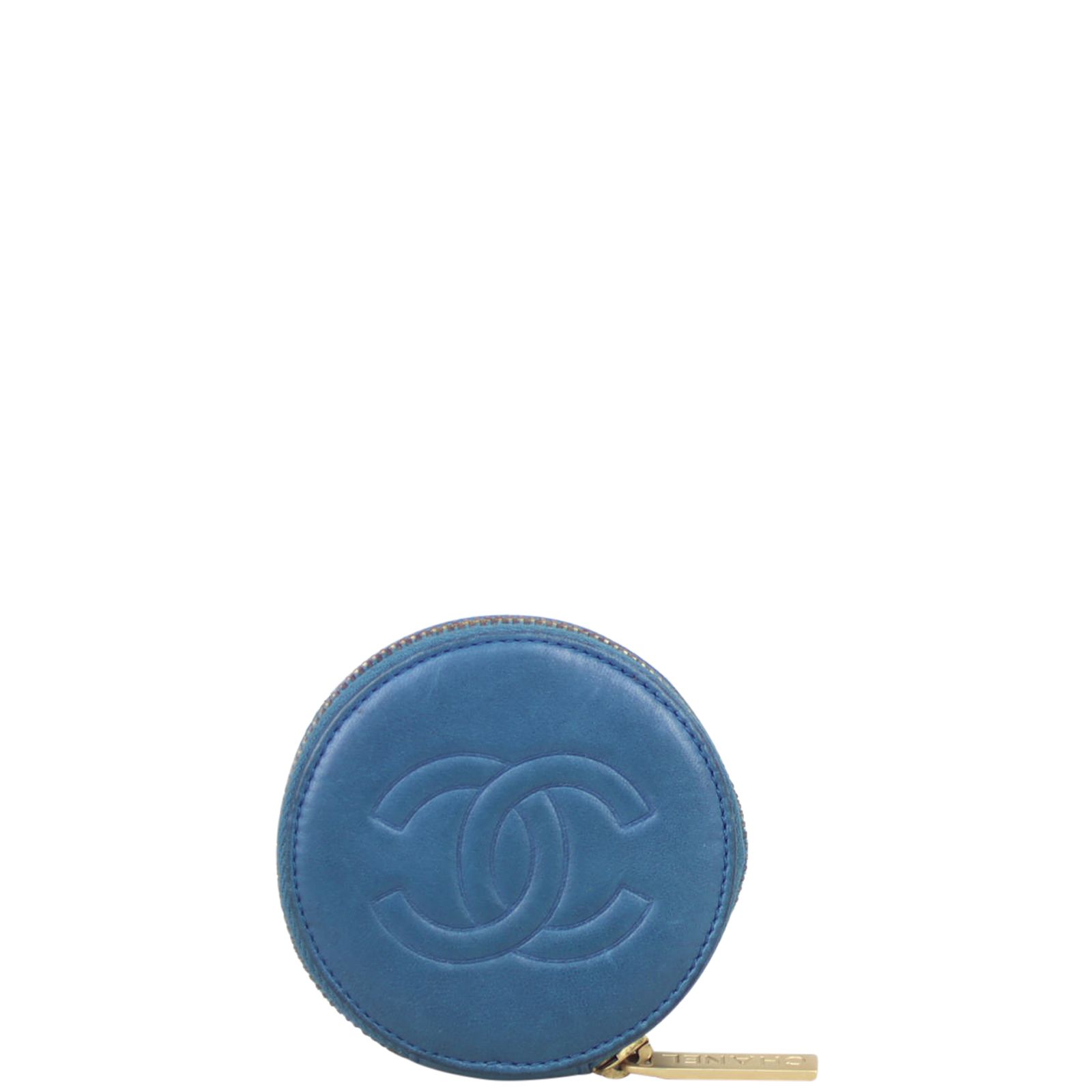 Chanel Round Camellia Coin Purse