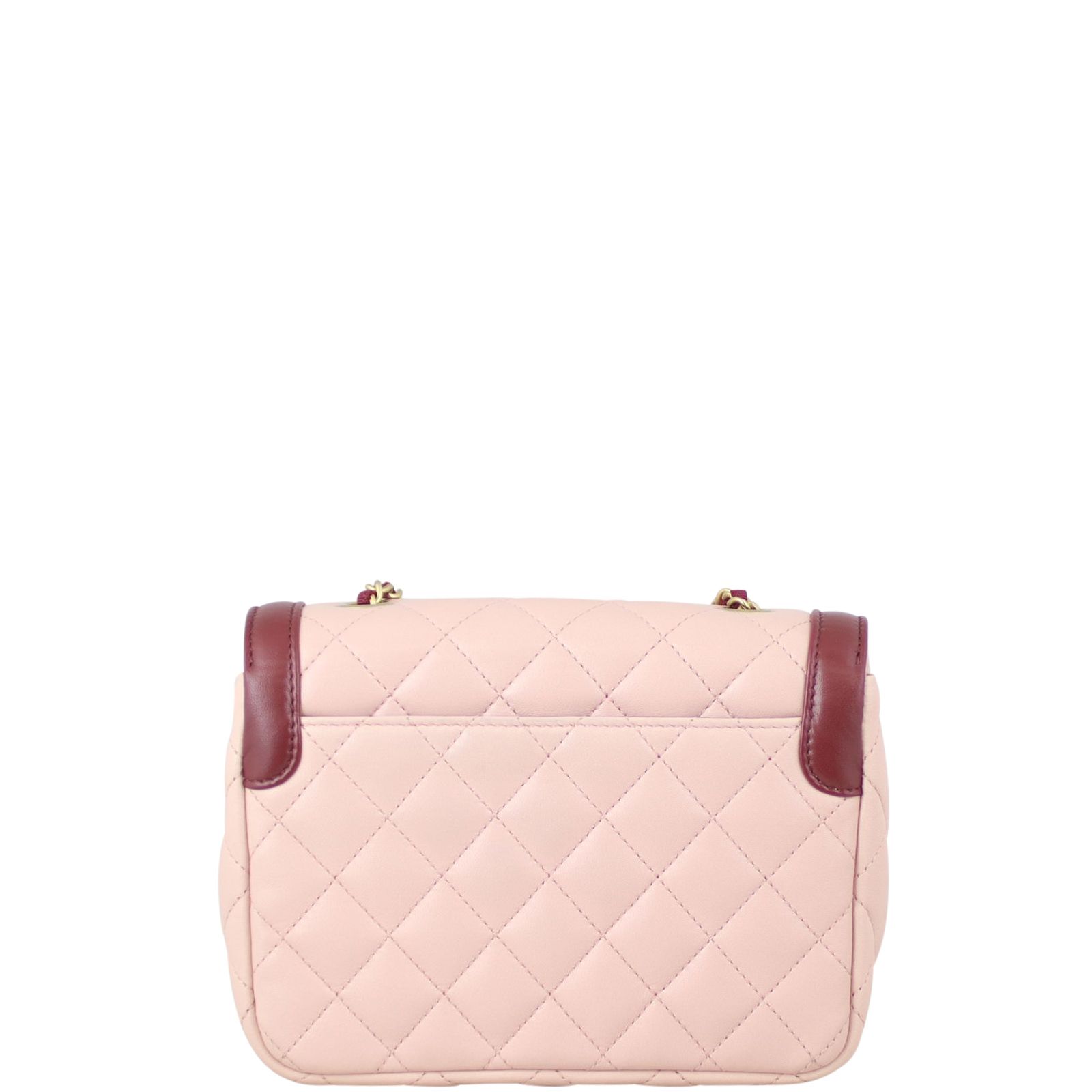 バッグ Two-Tone Mini Flap Bag