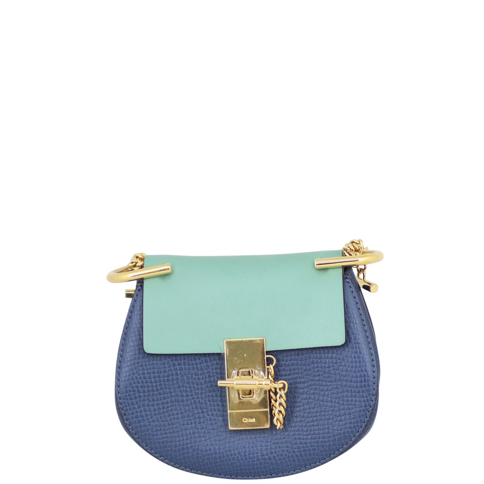 Chloe drew bag blue outlet
