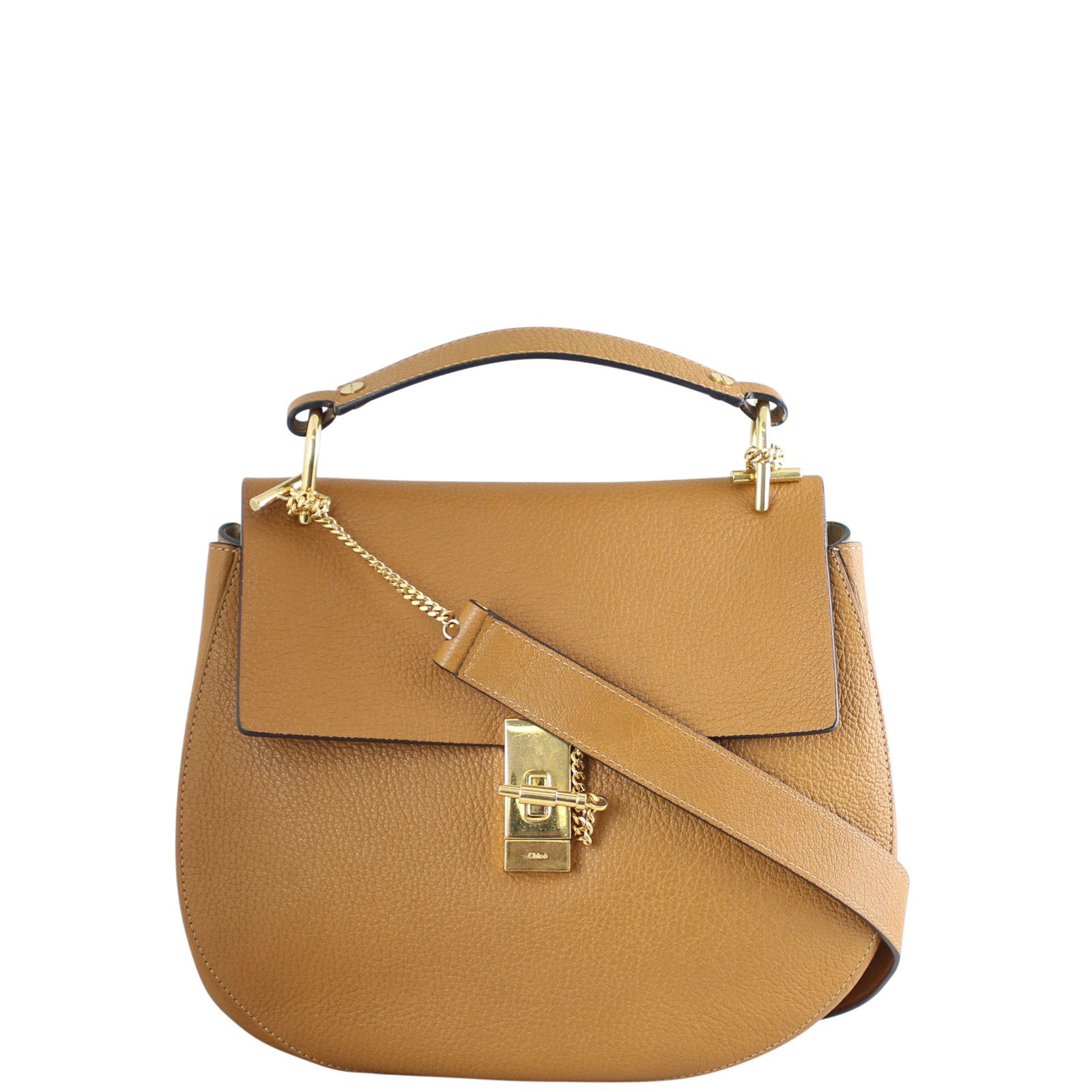 Chloe drew bag tan discount