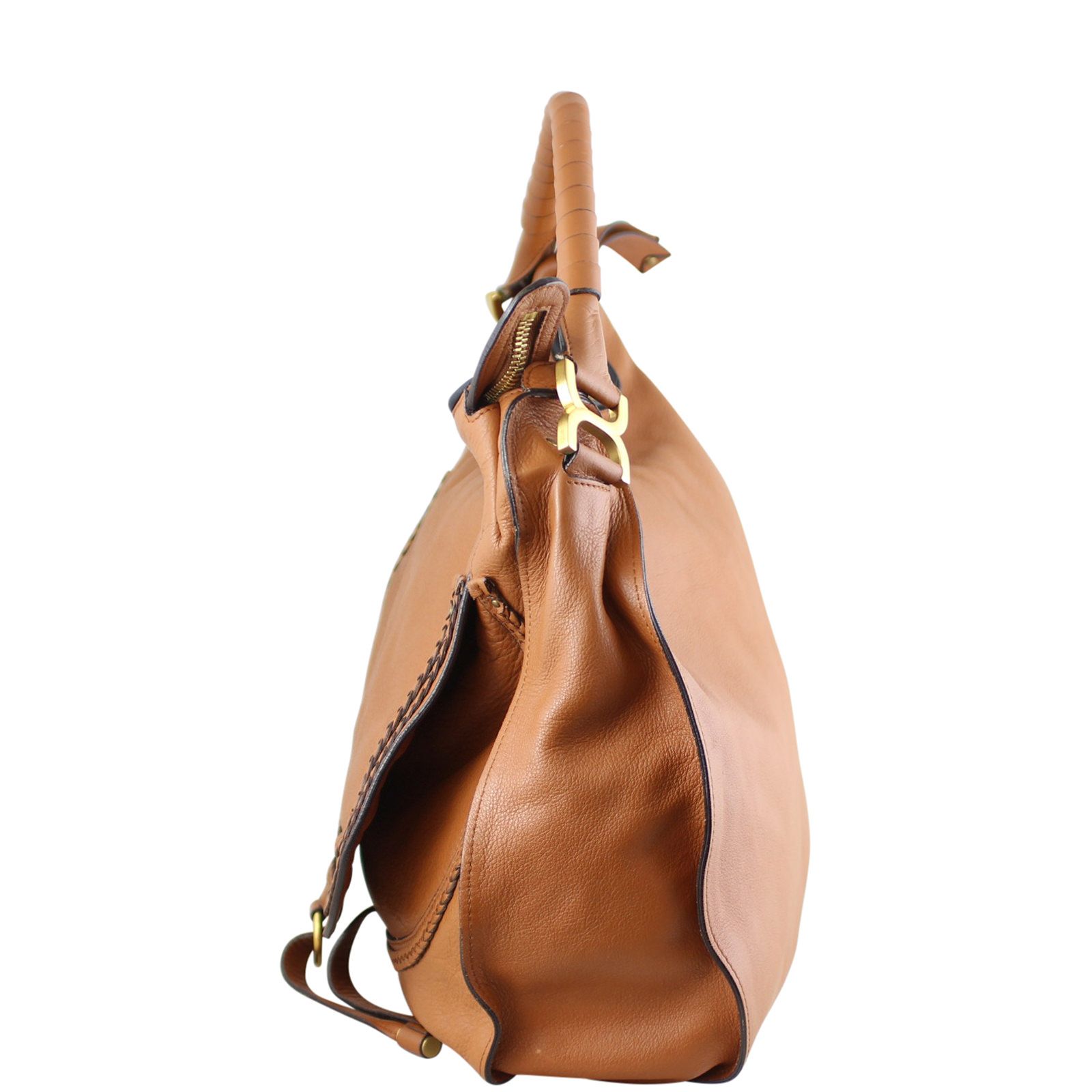 【関税&送料込】Chloe Marcie Hobo Bag Chloé Marcie Hobo Bag In Grained Leather in Boyish brown