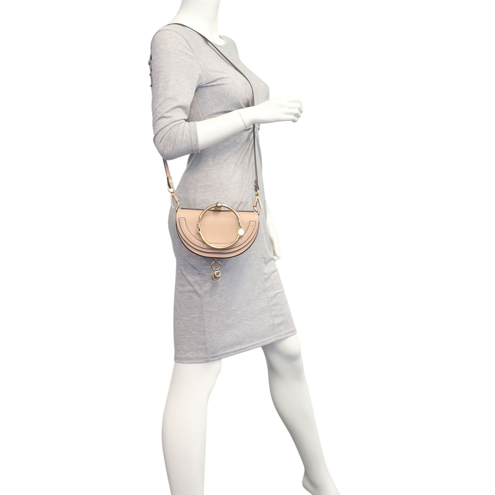 Chloe nile minaudiere biscotti beige top