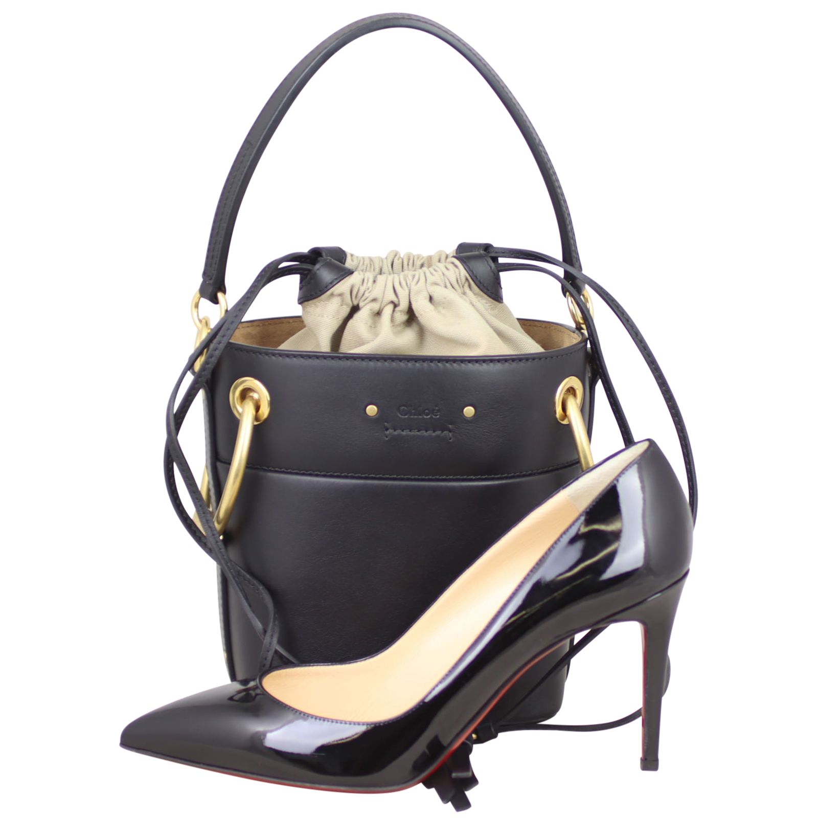 Roy mini bucket bag top
