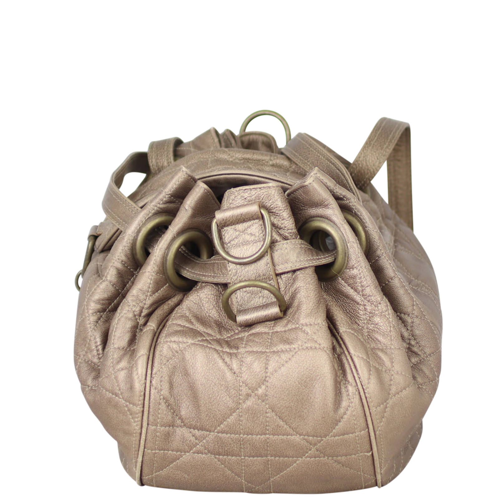 Dior cannage drawstring bag sale