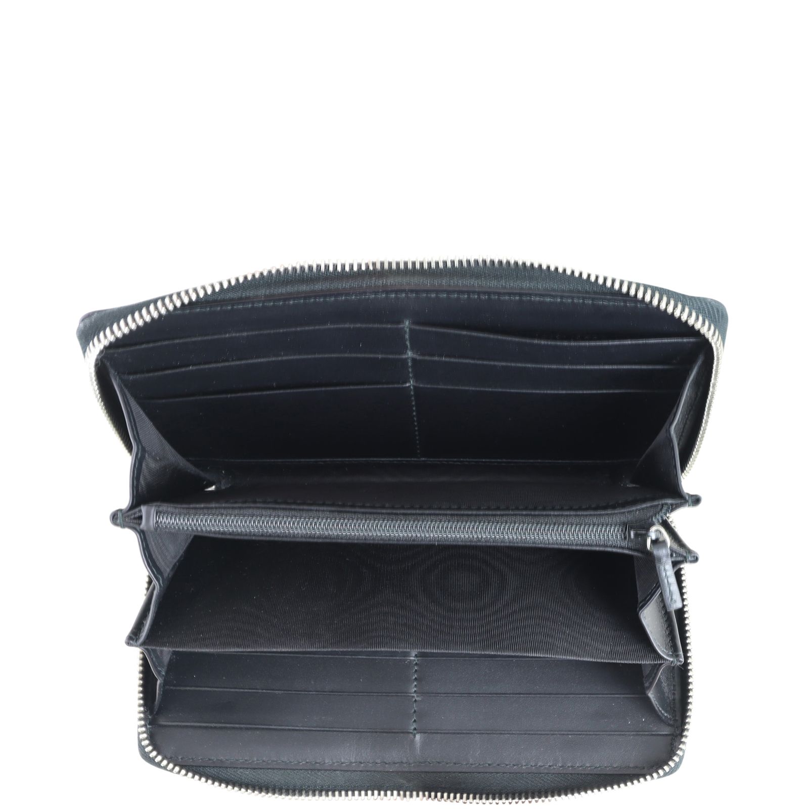 Gucci GG Supreme Web Zip Around Wallet