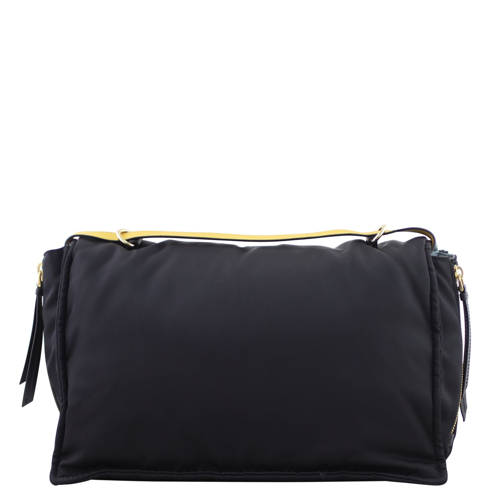 Prada etiquette nylon bag on sale