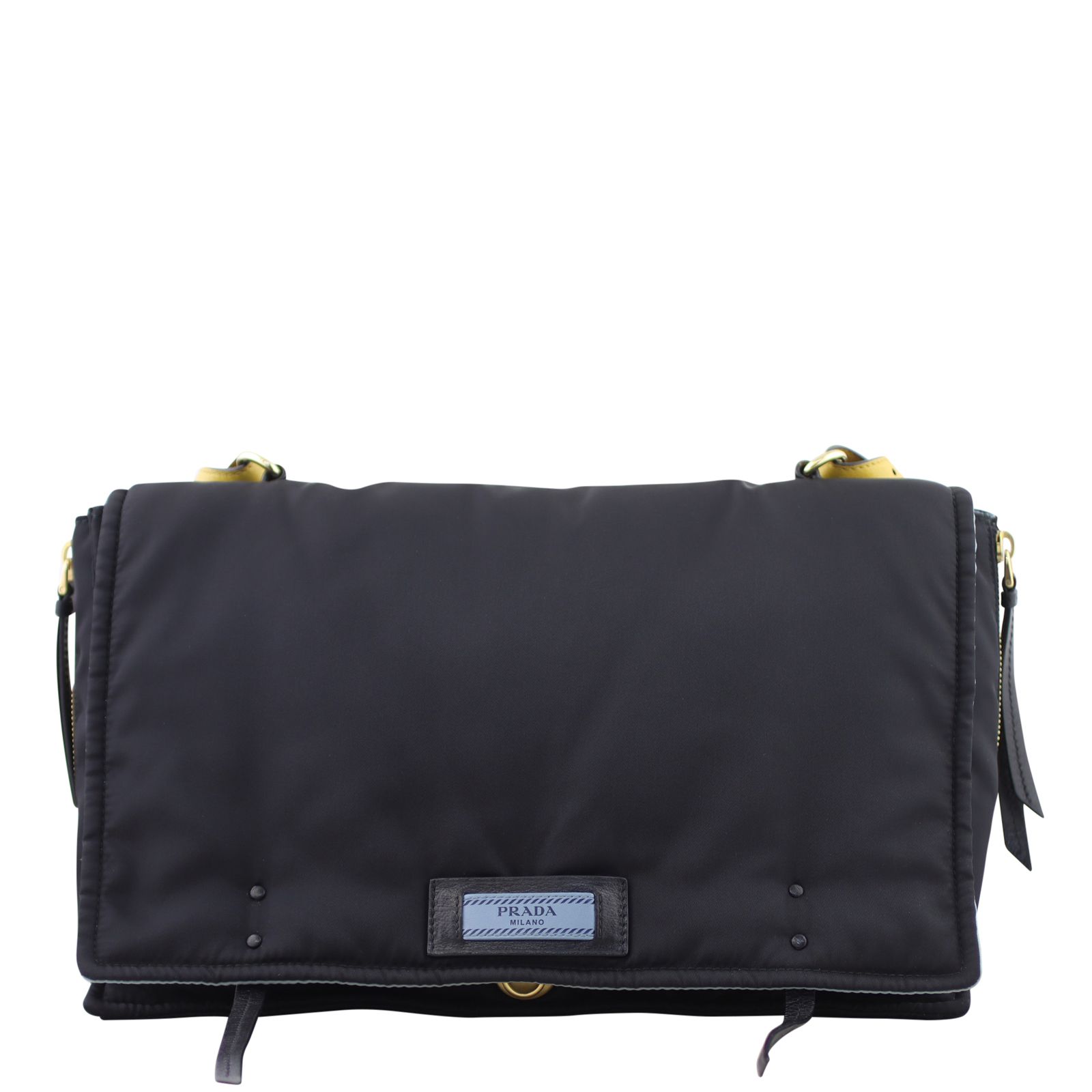 Prada flap shoulder bag top