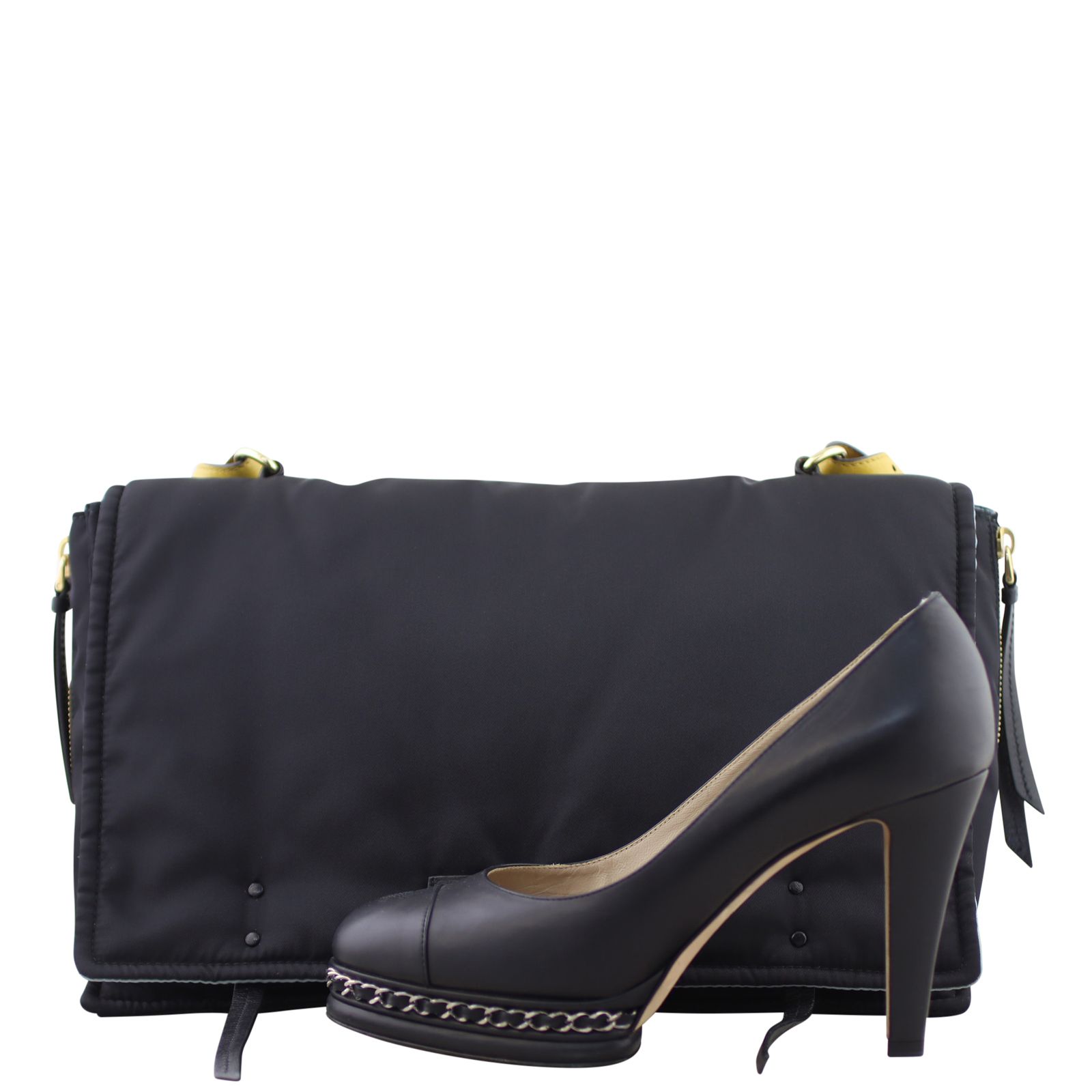 Prada Etiquette Tessuto Messenger Bag