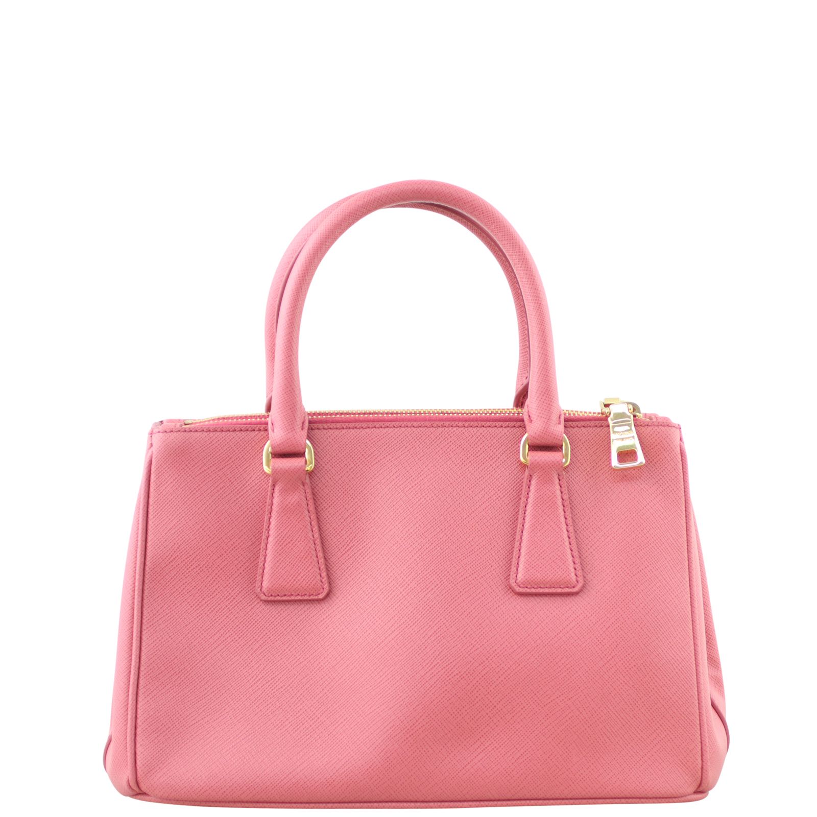Prada Saffiano Lux Galleria Double Zip Tote Mini