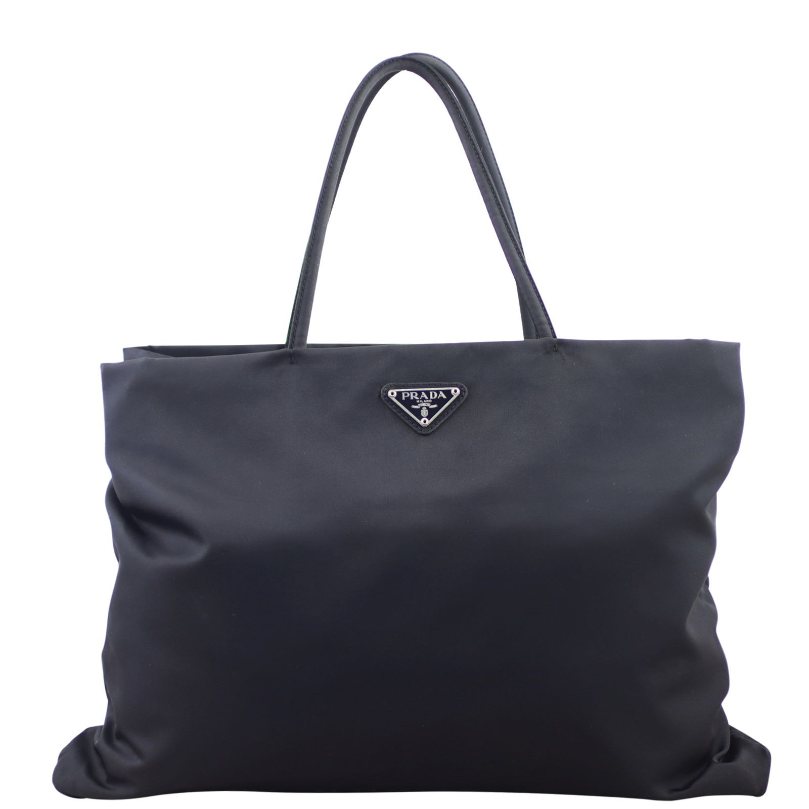Prada nylon tote bag shop