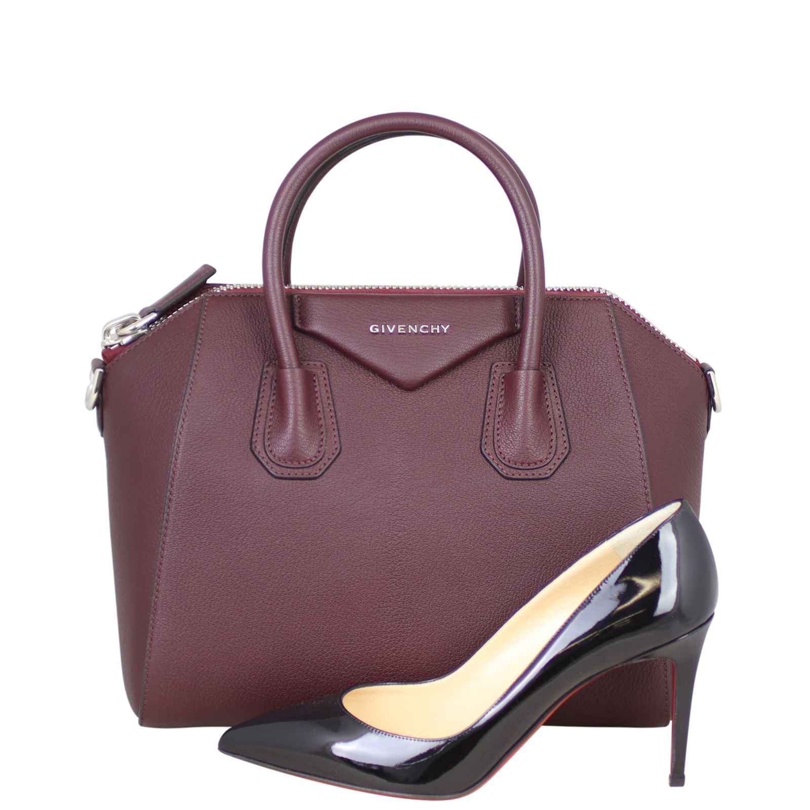 Givenchy antigona small oxblood best sale