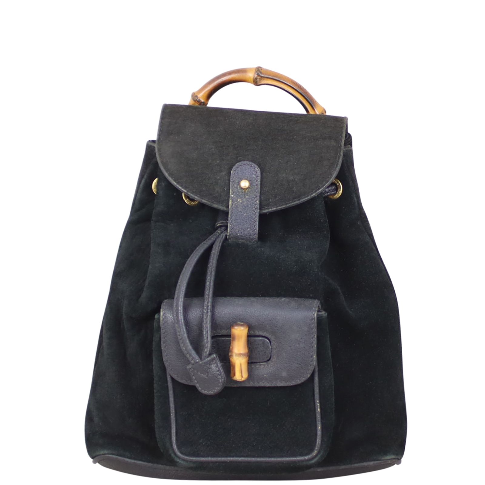 Gucci suede backpack discount