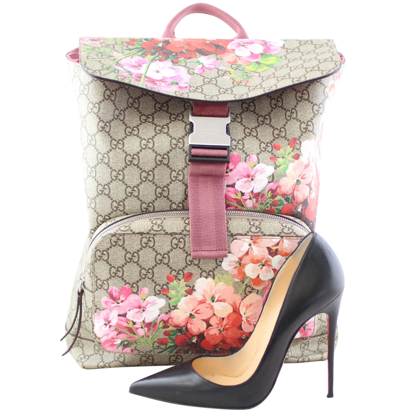 Gucci GG Supreme Blooms Backpack Small