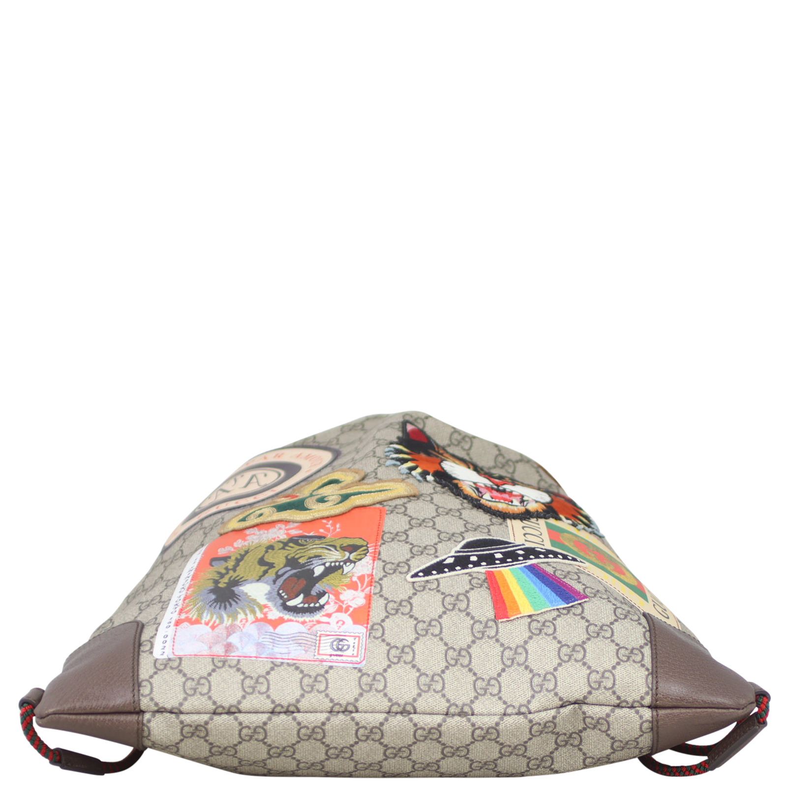 Gucci Courrier Soft GG Supreme Drawstring Backpack