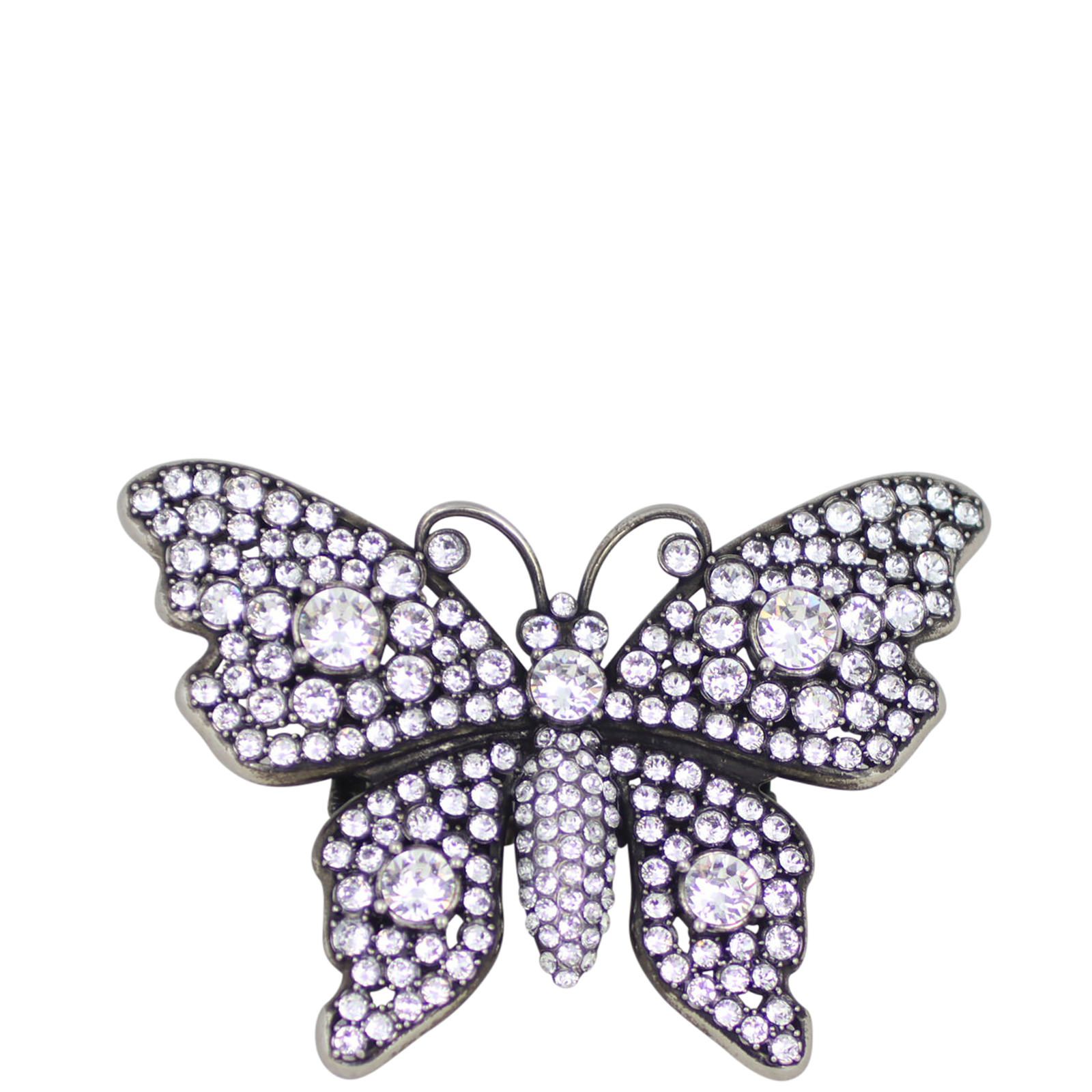 Gucci silver butterfly ring sales