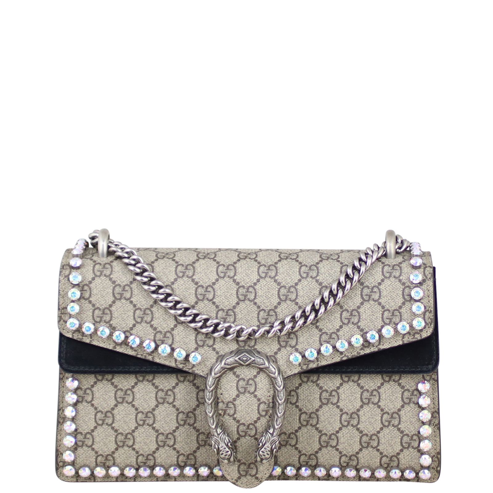 Gucci Dionysus Crystal Embellished Small Shoulder Bag