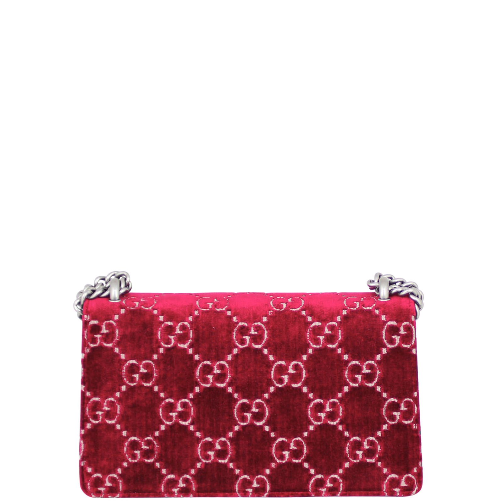 Gucci Dionysus GG Velvet Small Shoulder Bag