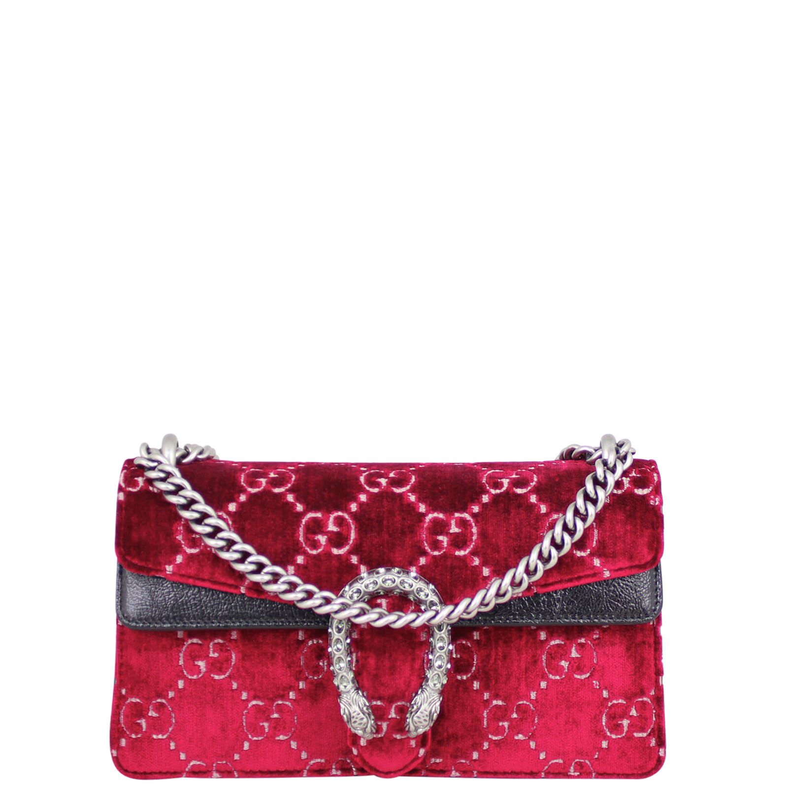 Gucci Dionysus GG Velvet Small Shoulder Bag