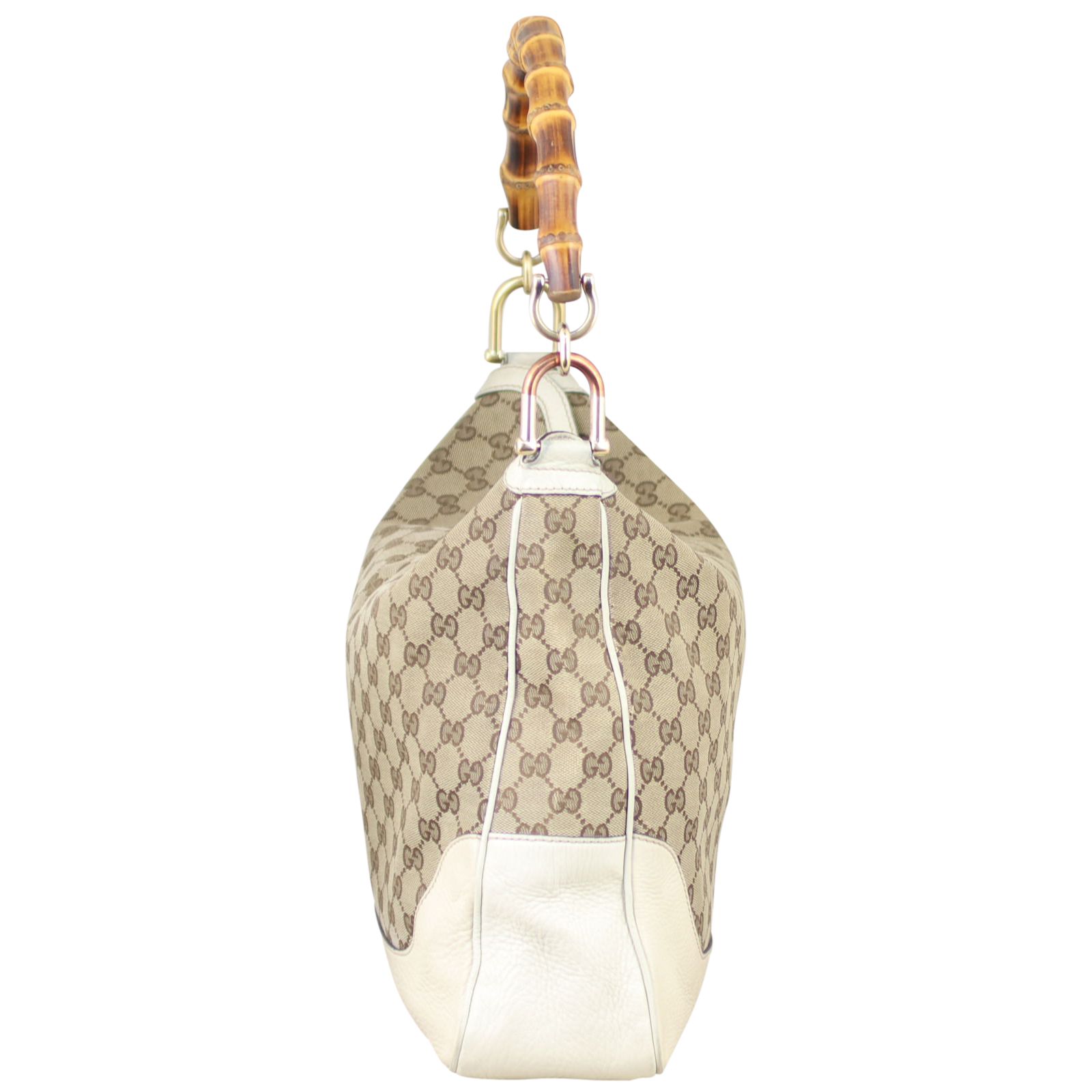 Gucci GG Canvas Peggy Bamboo Hobo