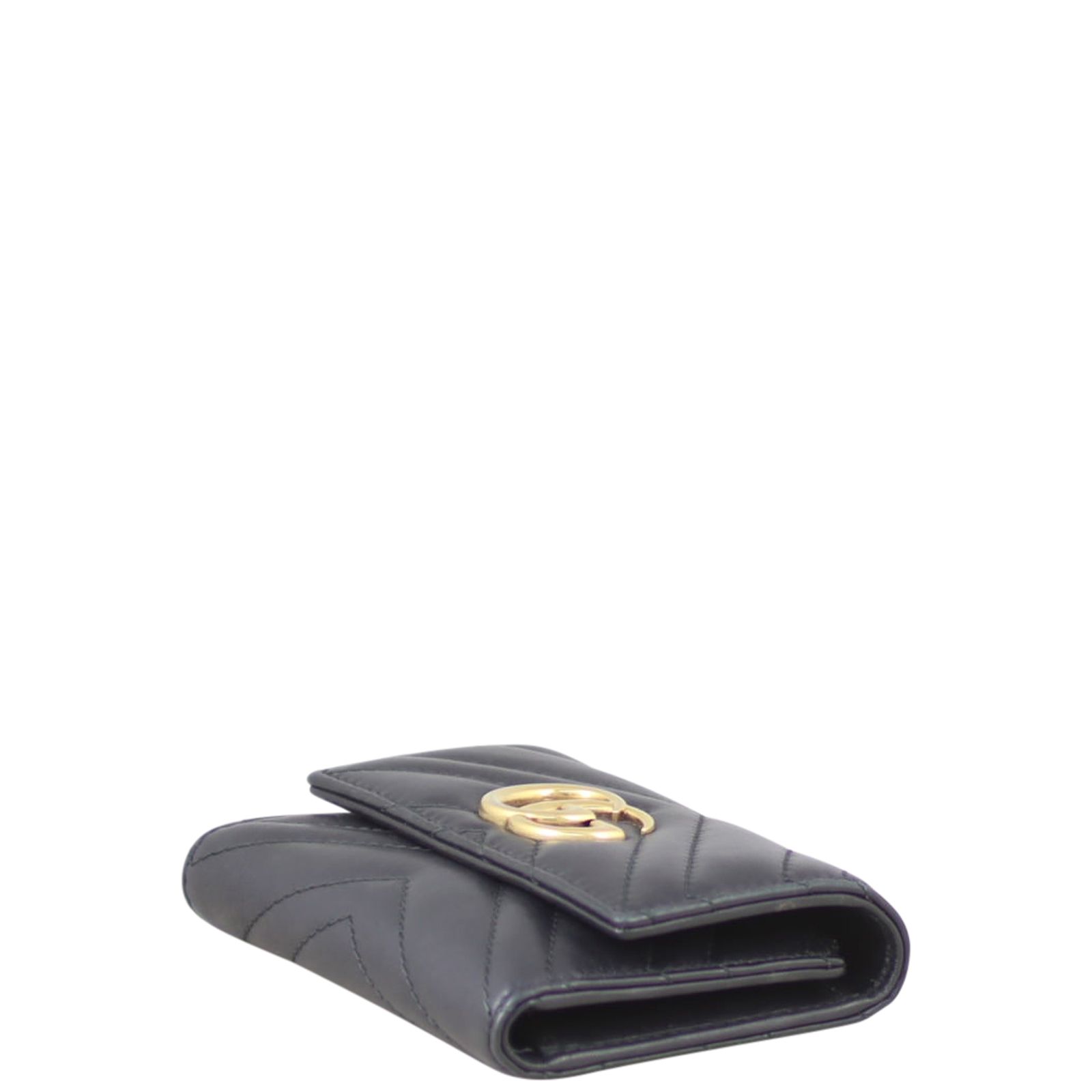 Gucci GG Marmont Matelasse Compact Wallet