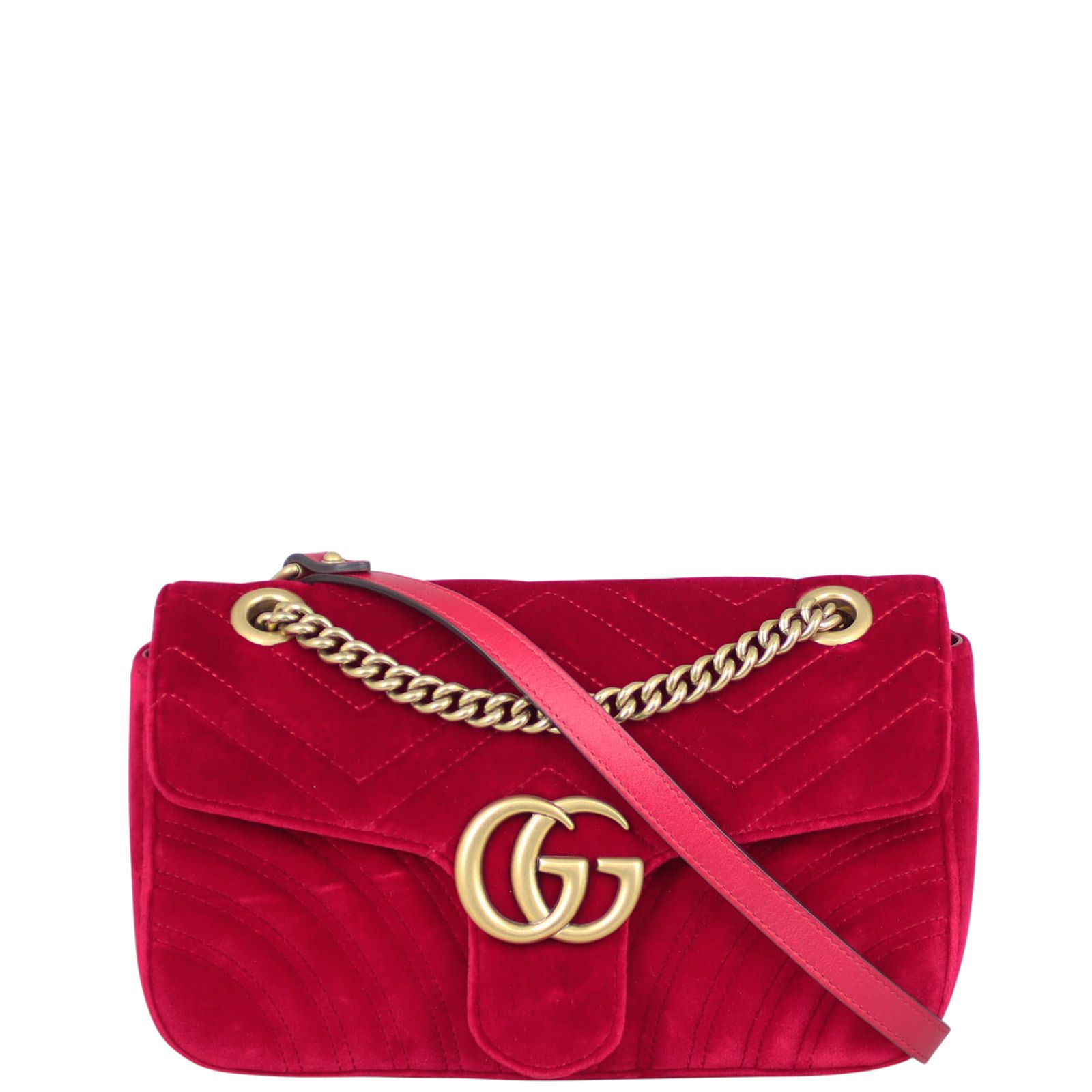 Gucci GG Marmont Velvet Small Shoulder Bag