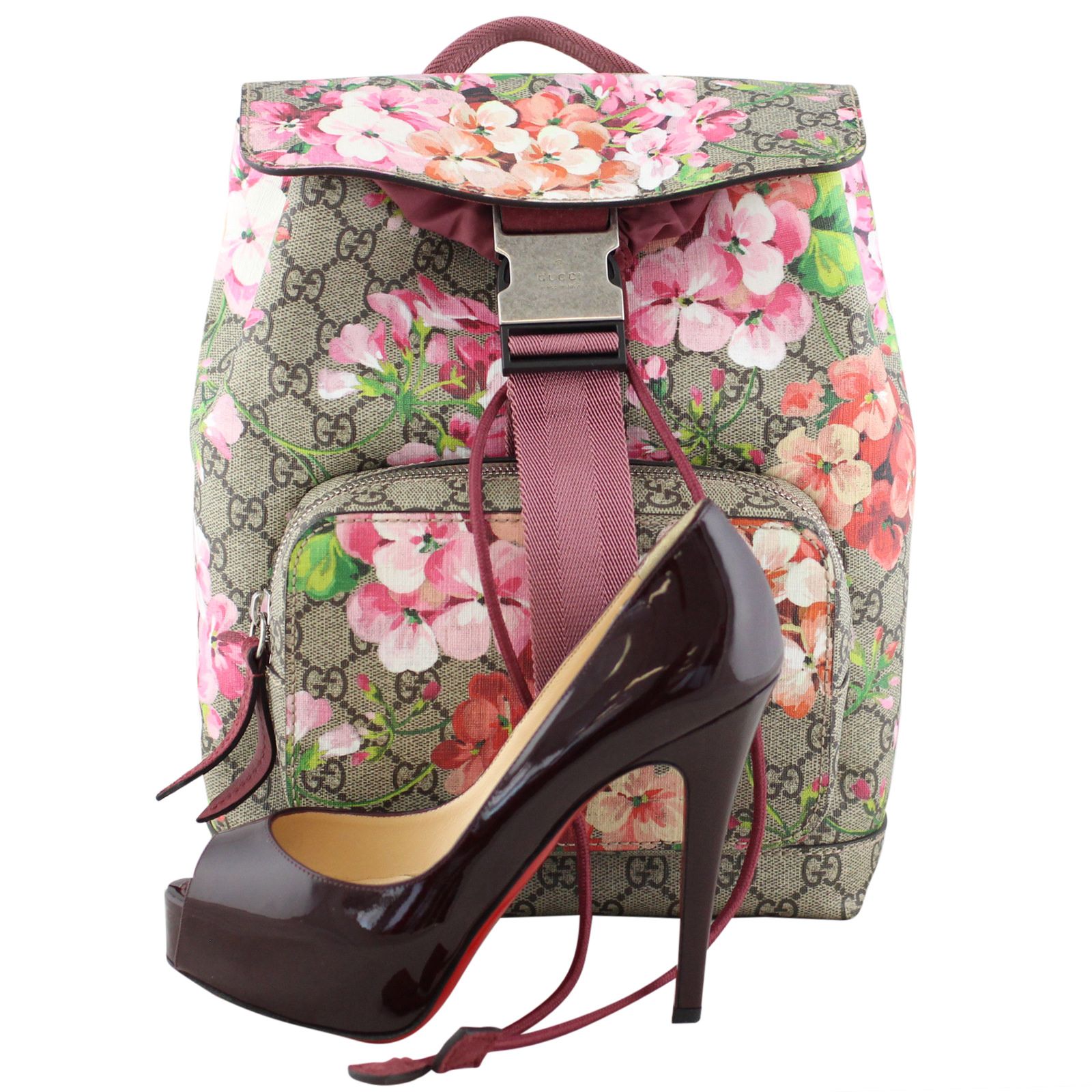 Gucci supreme backpack small hotsell