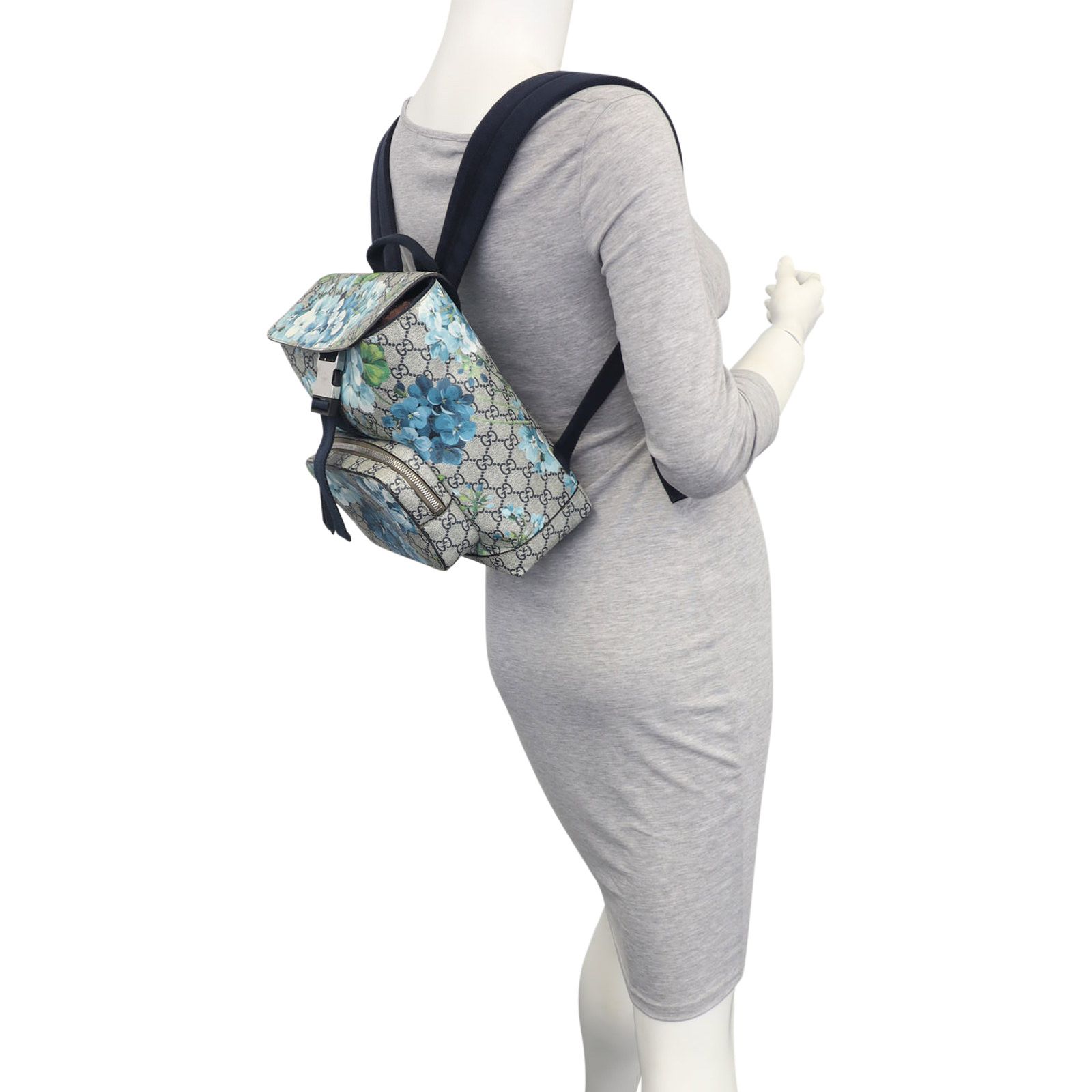 Gucci blue blooms backpack shop