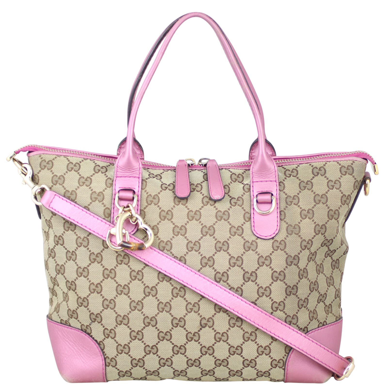 Gucci tote bag pink discount
