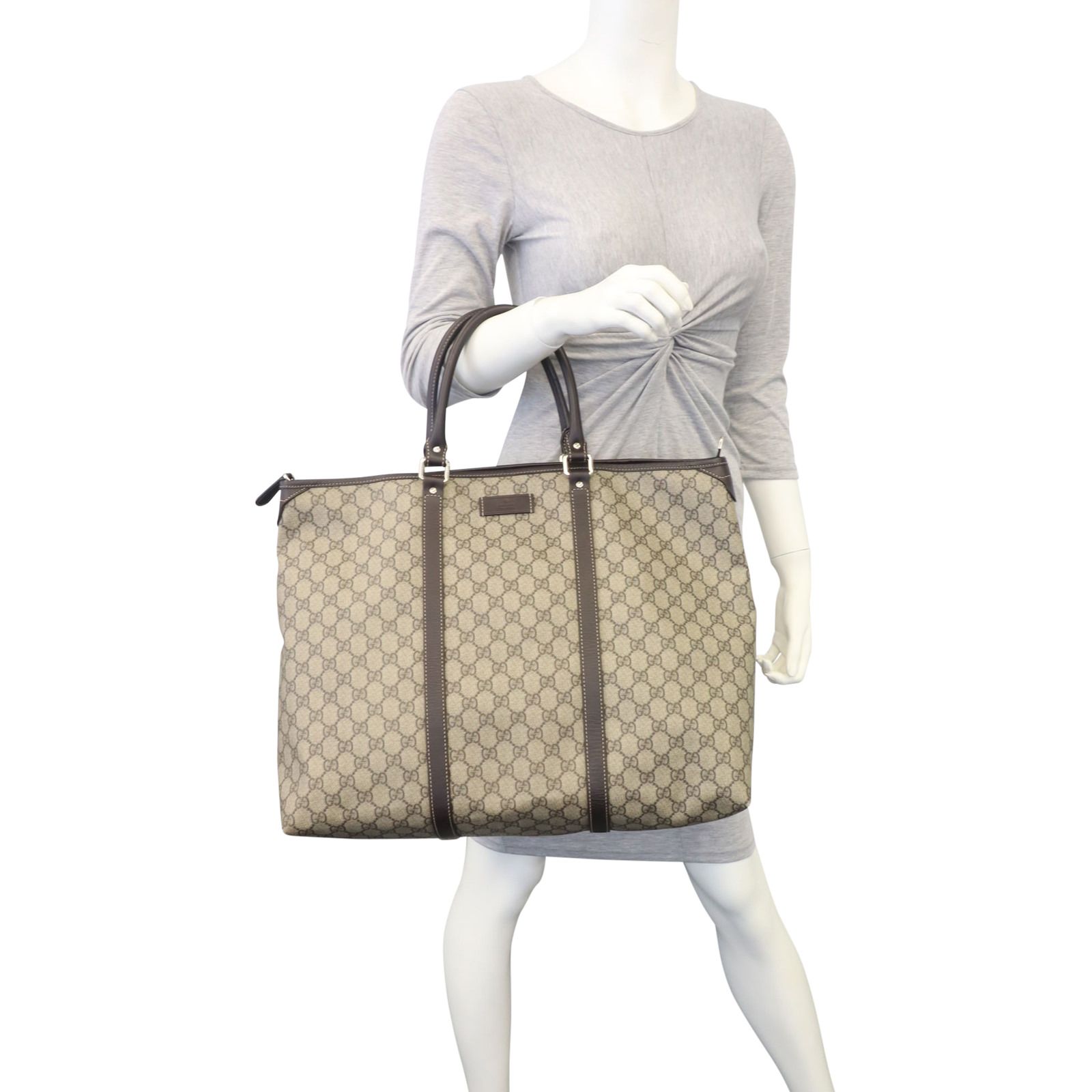Gucci zip top tote sales