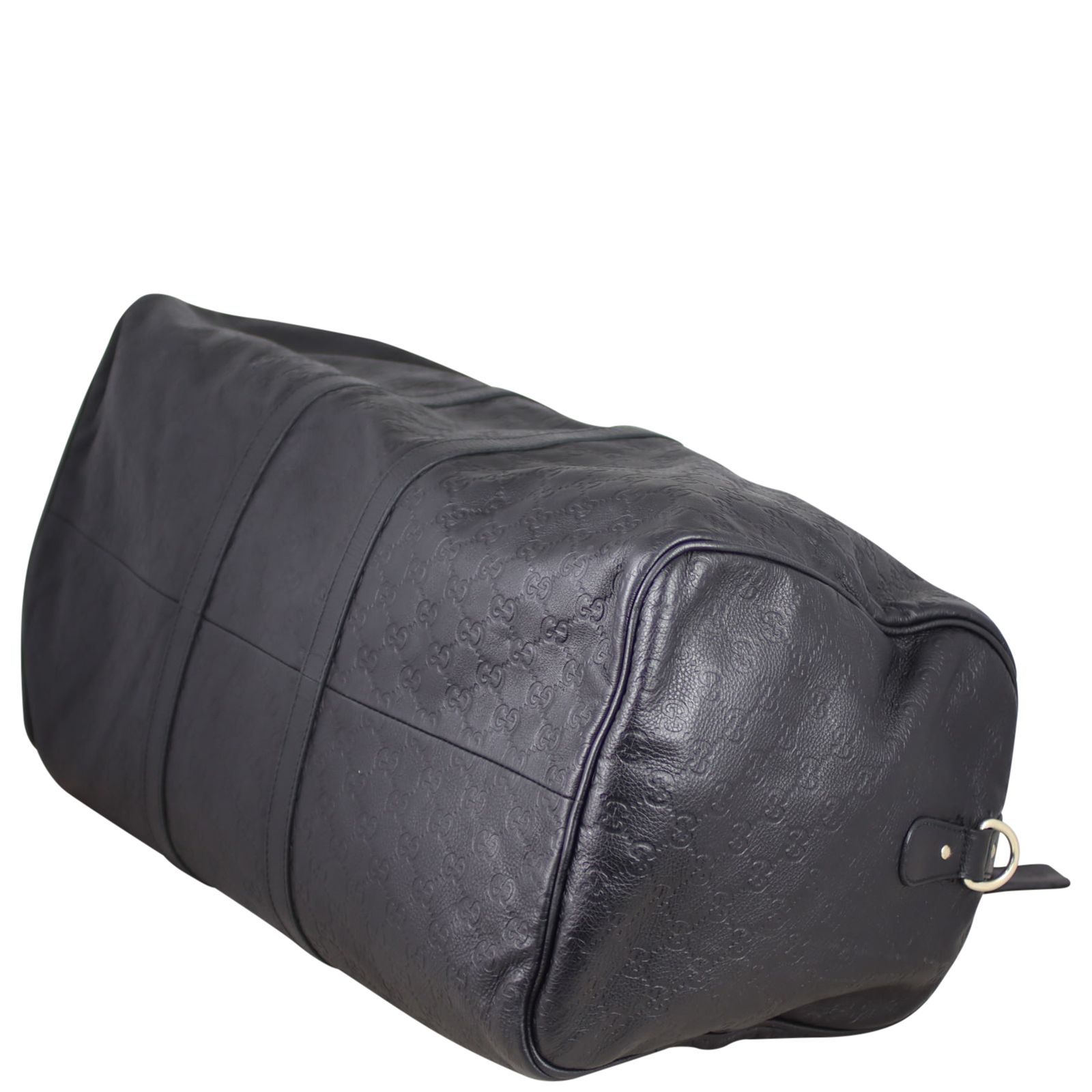 Gucci signature leather duffle sales