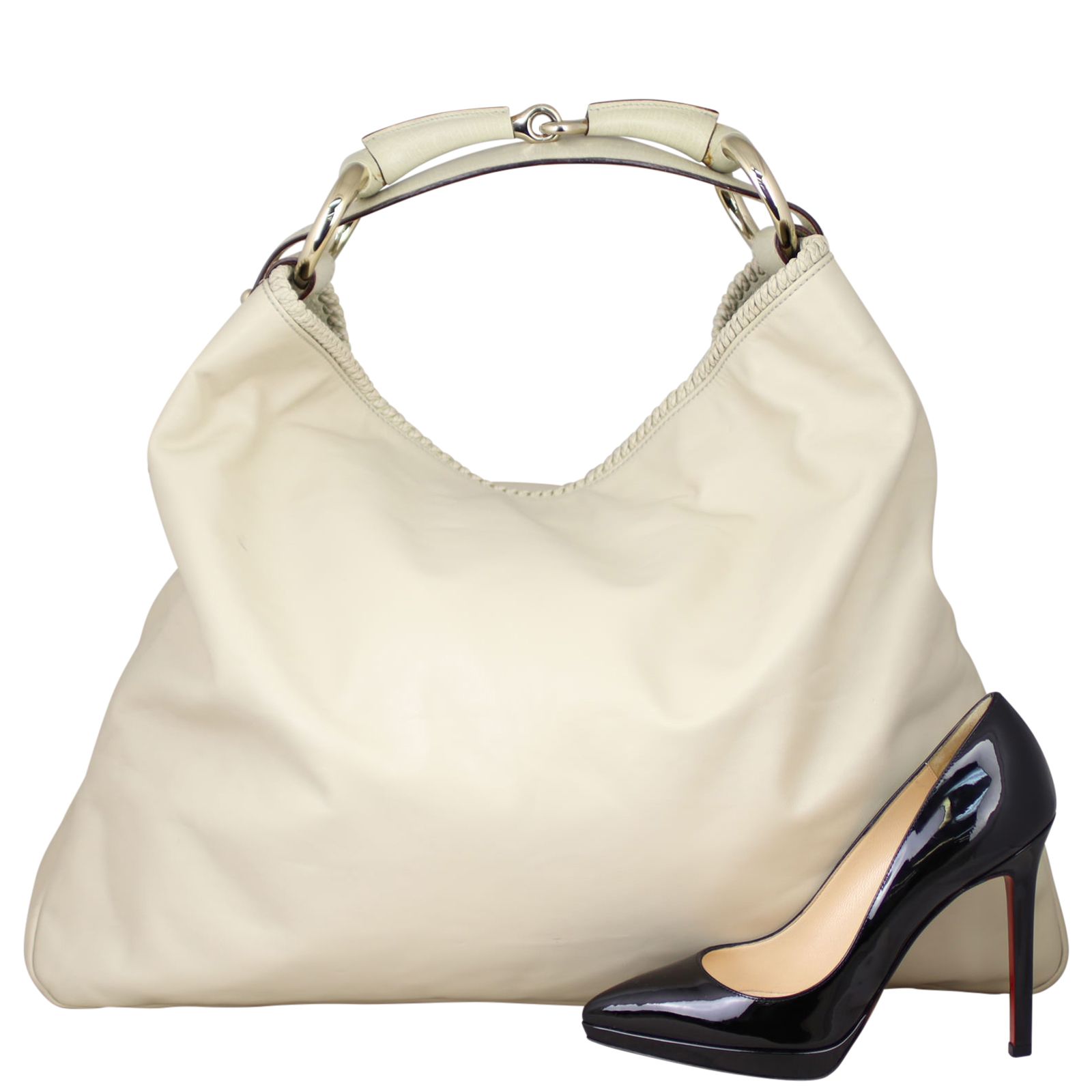 Gucci Horsebit Large Leather Hobo