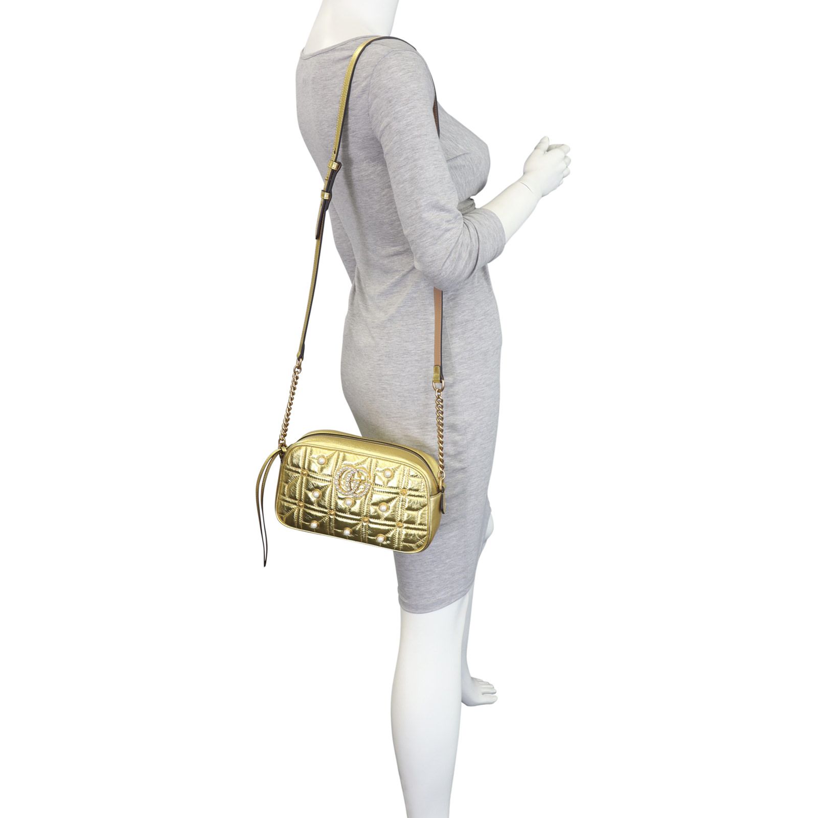 Gucci marmont pearl bag sales