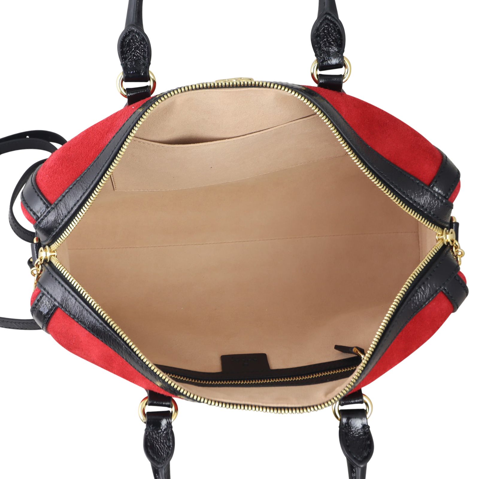 Gucci Ophidia Suede Boston Bag