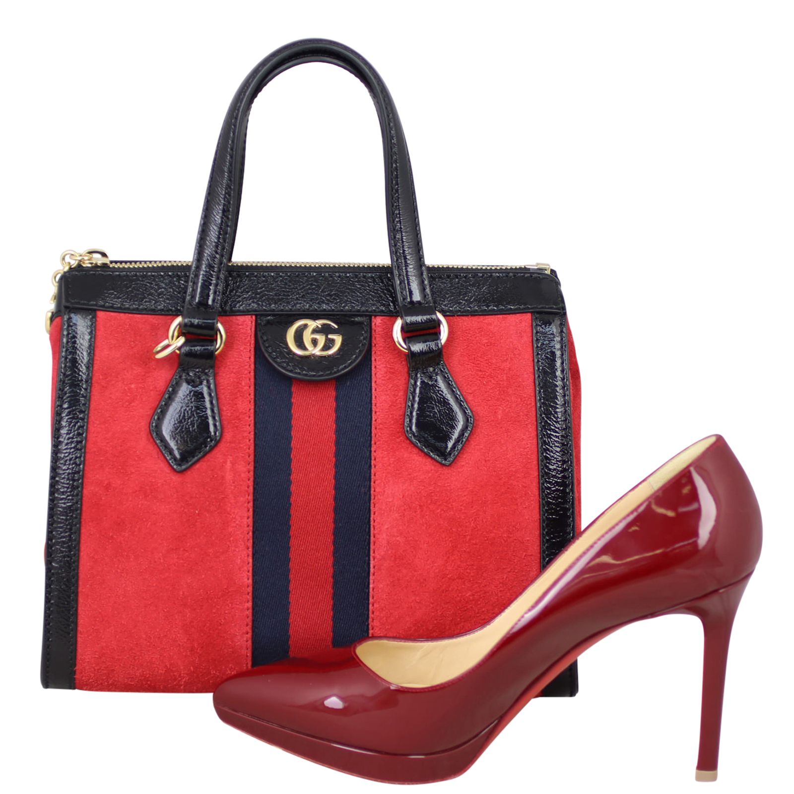 Gucci ophidia suede tote shop