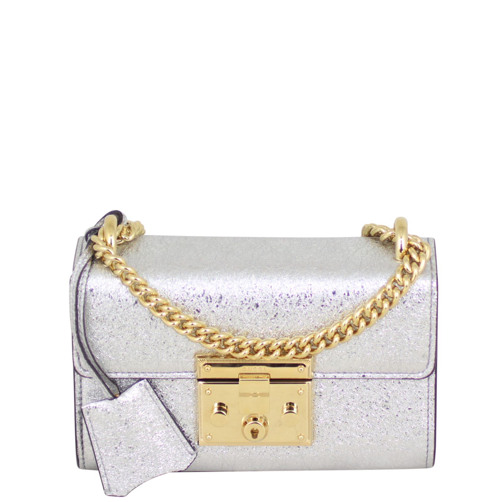Gucci Padlock Metallic Small Shoulder Bag