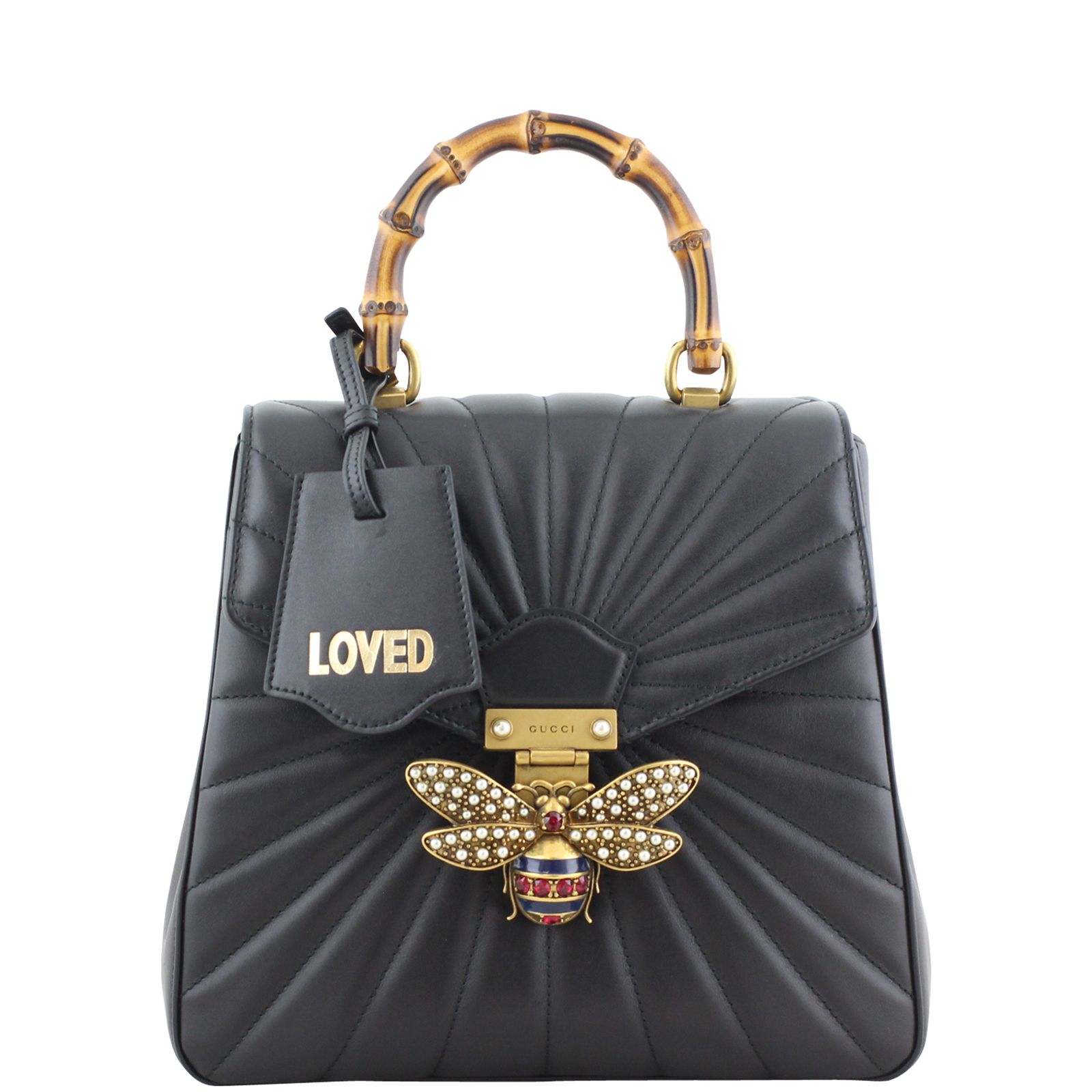 Gucci Queen Margaret Quilted Leather Backpack